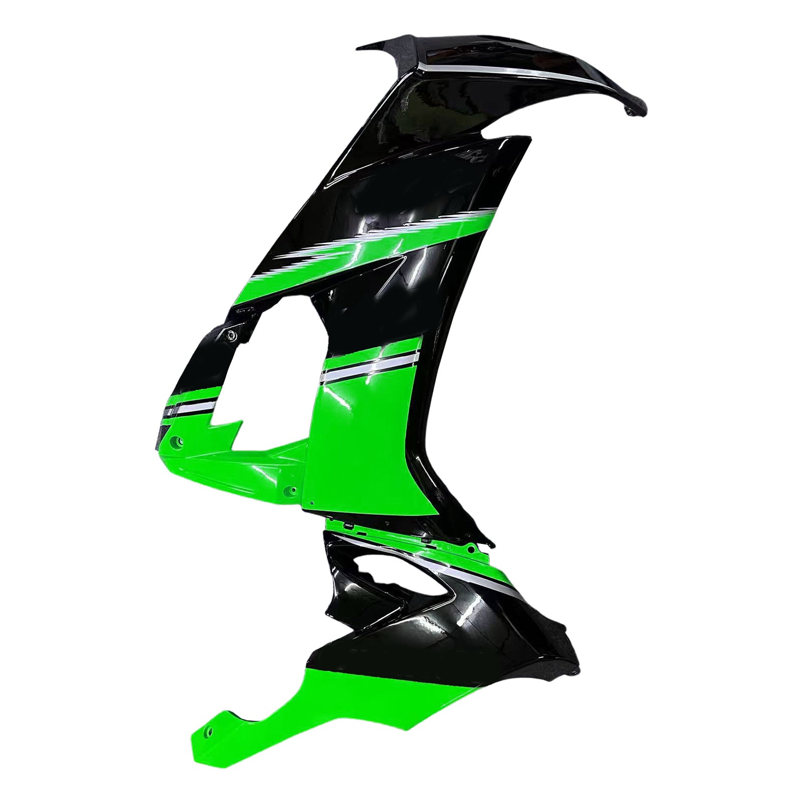 Amotopart 2008-2010 Kawasaki ZX10R Green&Black Style4 Fairing Kit
