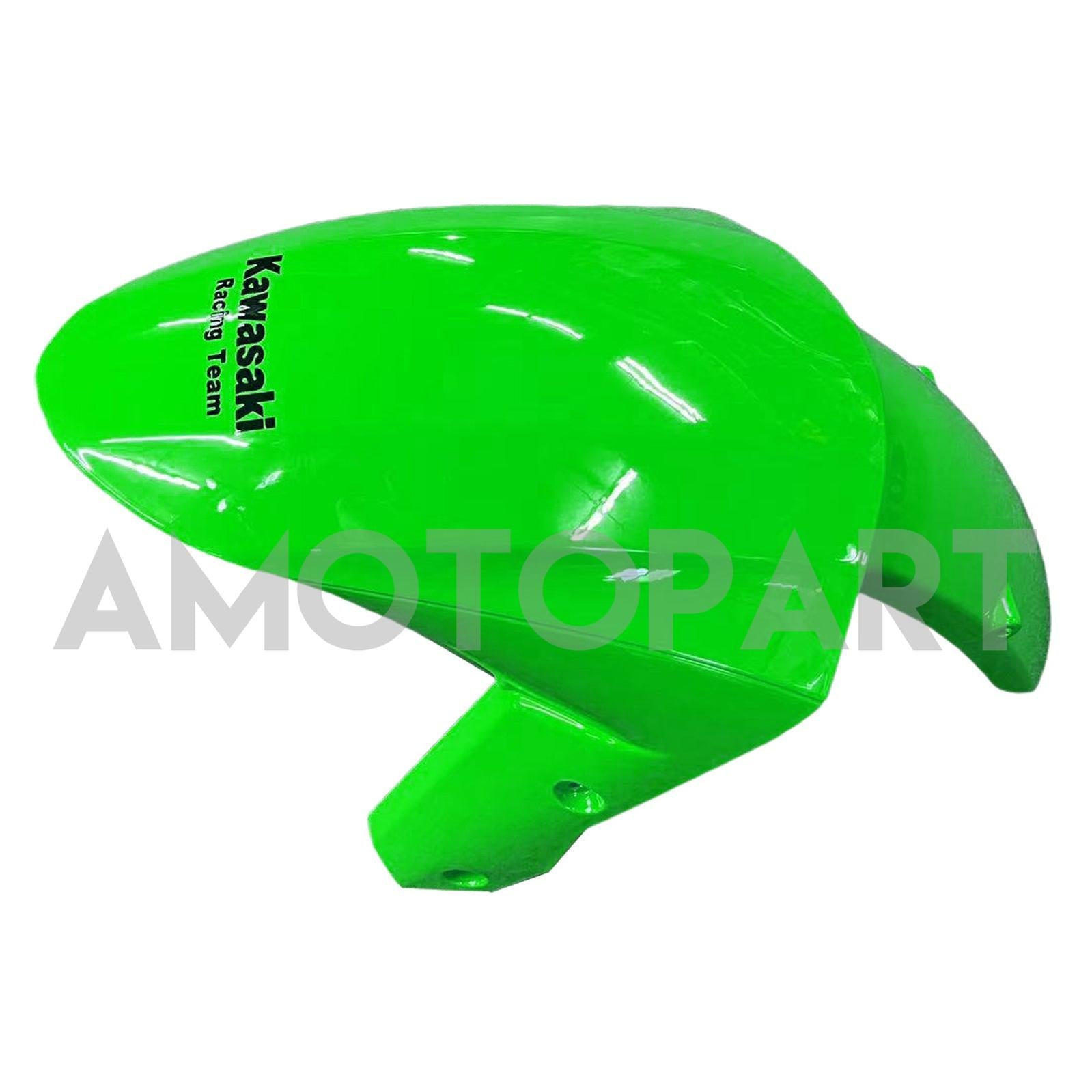 Amotopart 2008–2010 Kawasaki ZX10R Grün&Schwarzes Logo Style5 Verkleidungskit