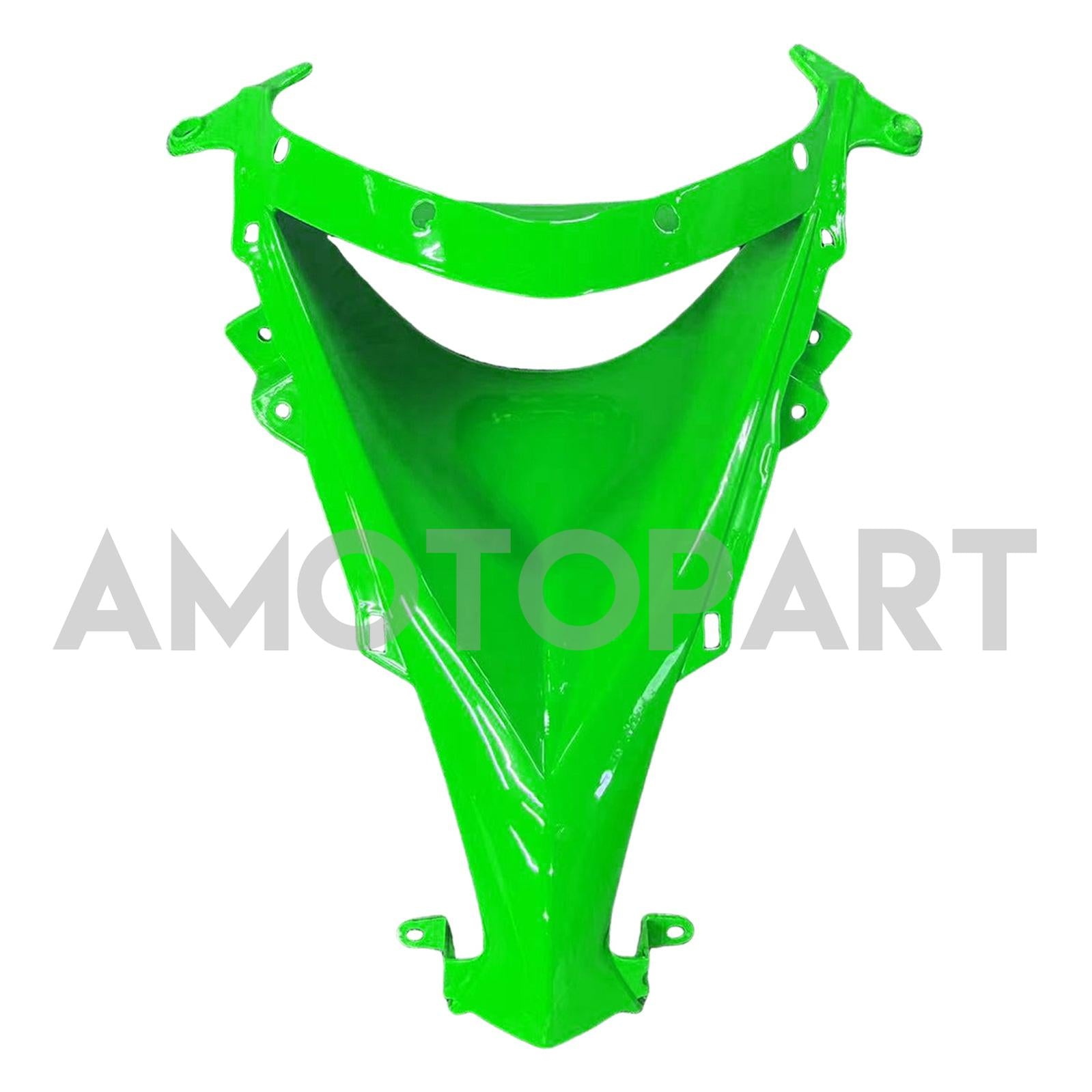 Amotopart 2008–2010 Kawasaki ZX10R Grün&Schwarzes Logo Style5 Verkleidungskit