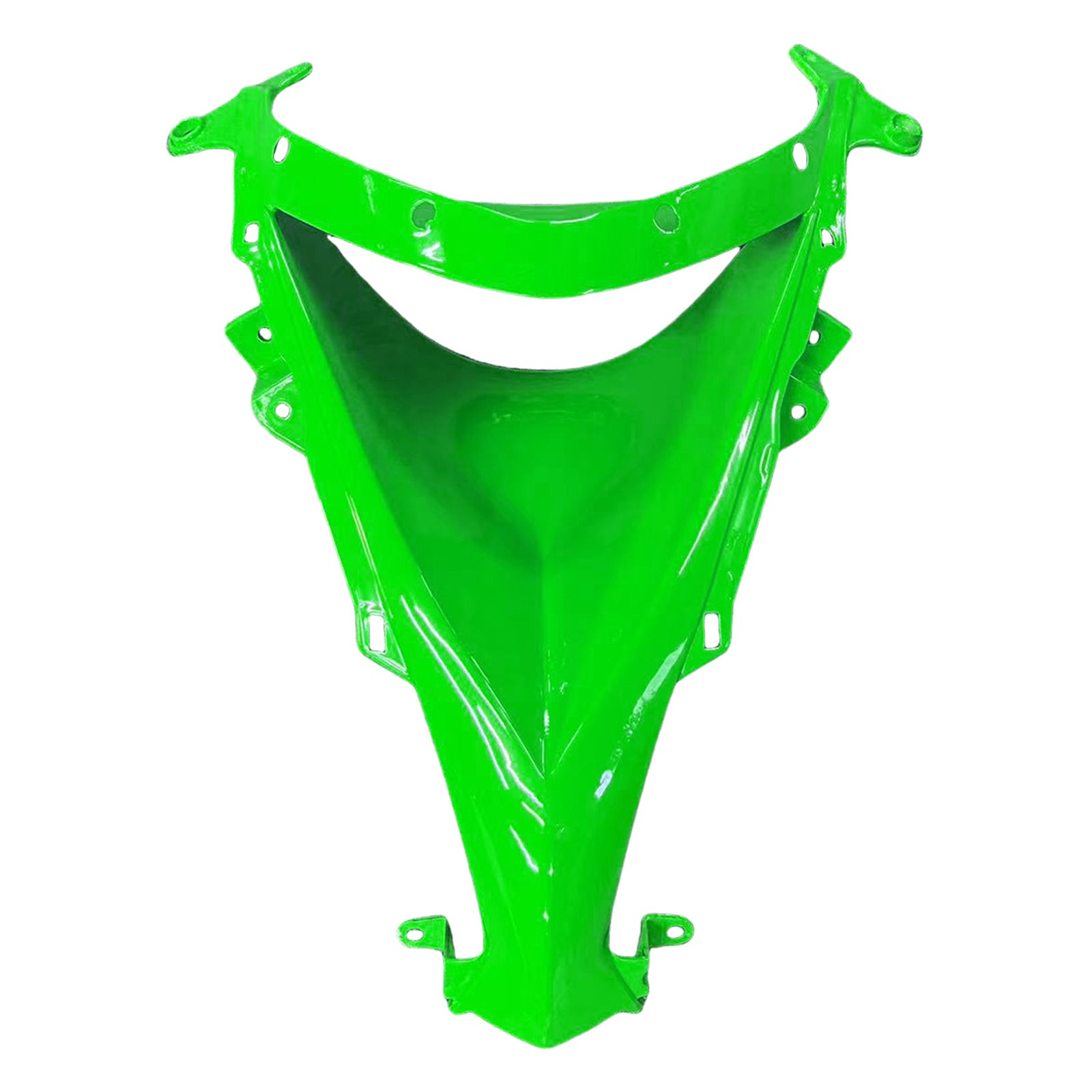 Amotopart 2008-2010 Kawasaki ZX10R Grün&Verkleidungssatz im Stil 5 mit schwarzem Logo