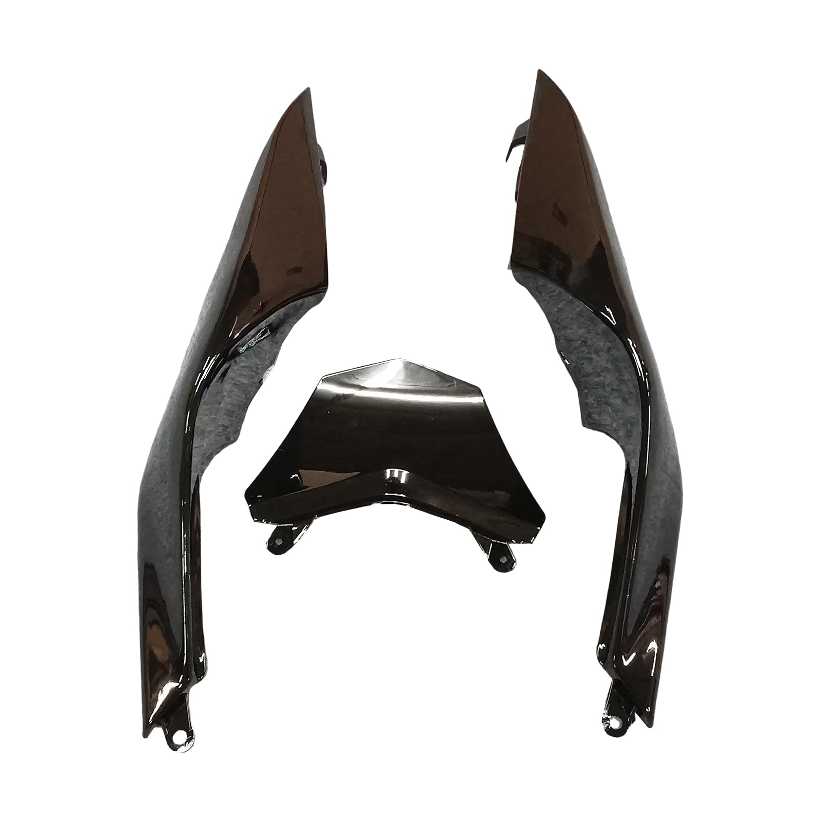 Amotopart 2008-2010 Kawasaki ZX10R Schwarz&Grauer Verkleidungssatz