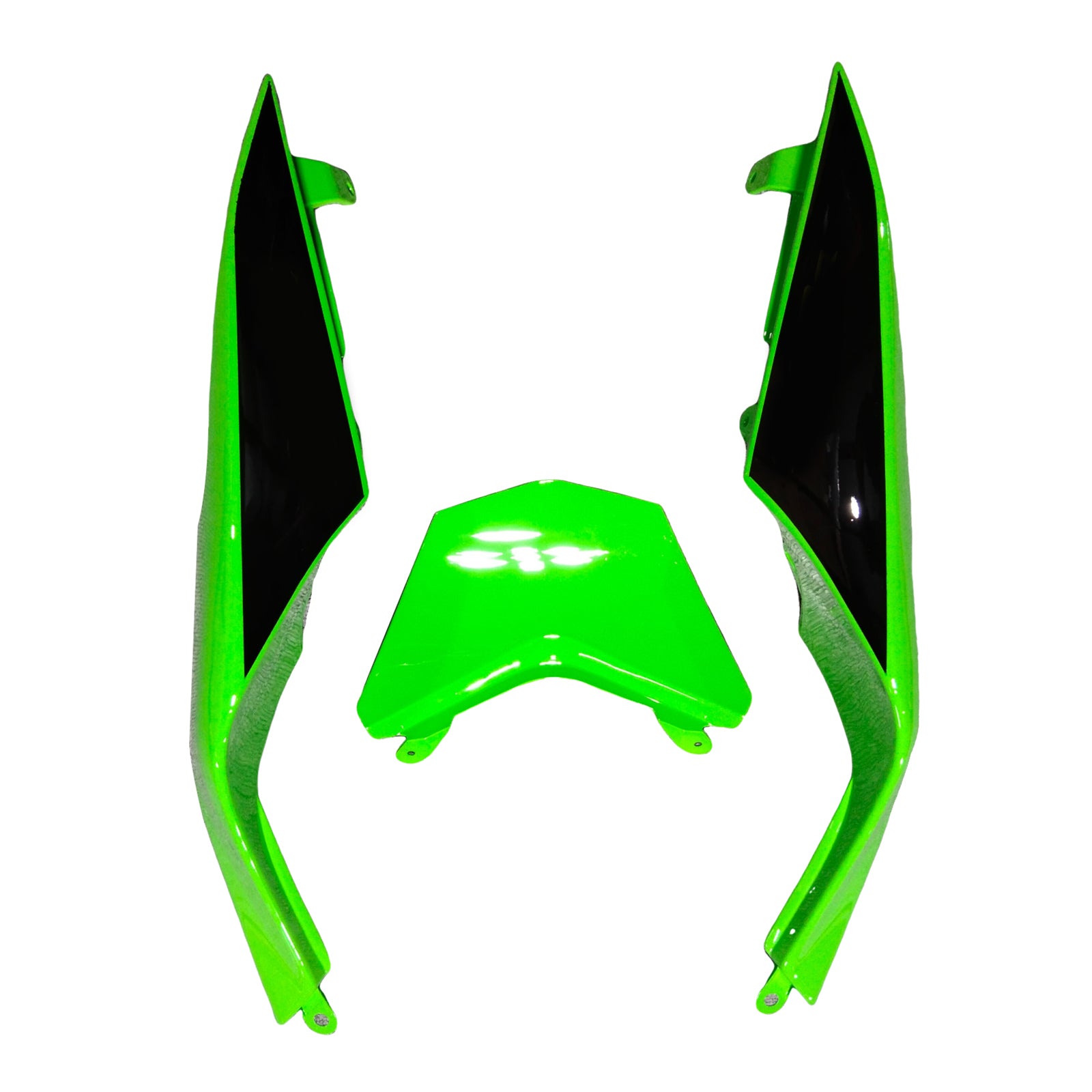 Amotopart 2008-2010 Kawasaki ZX10R Green&Black Style6 Fairing Kit