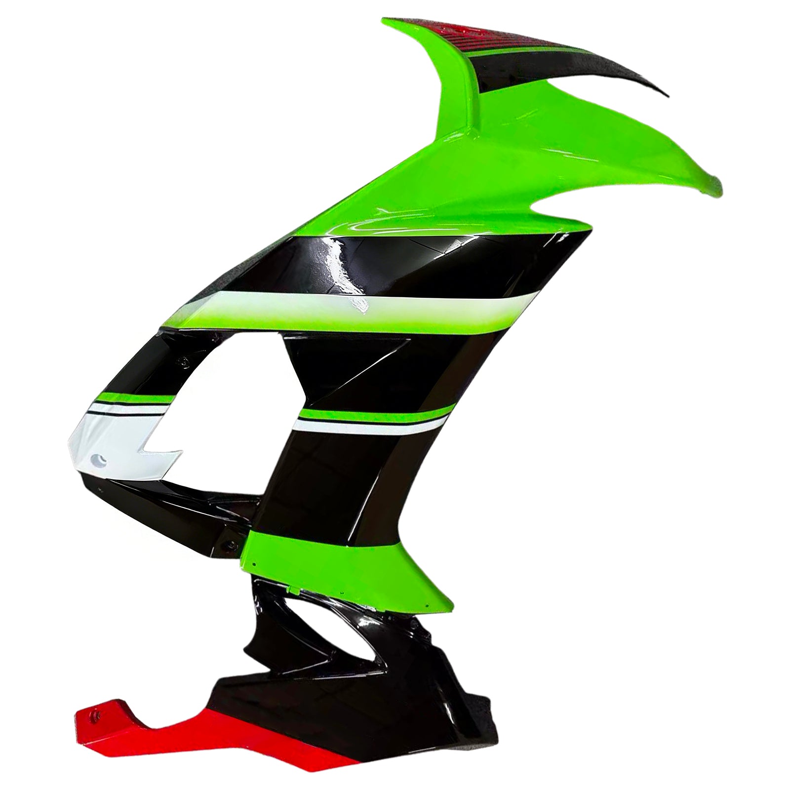 Amotopart 2008-2010 Kawasaki ZX10R Green & Red Style3 Failing Kit