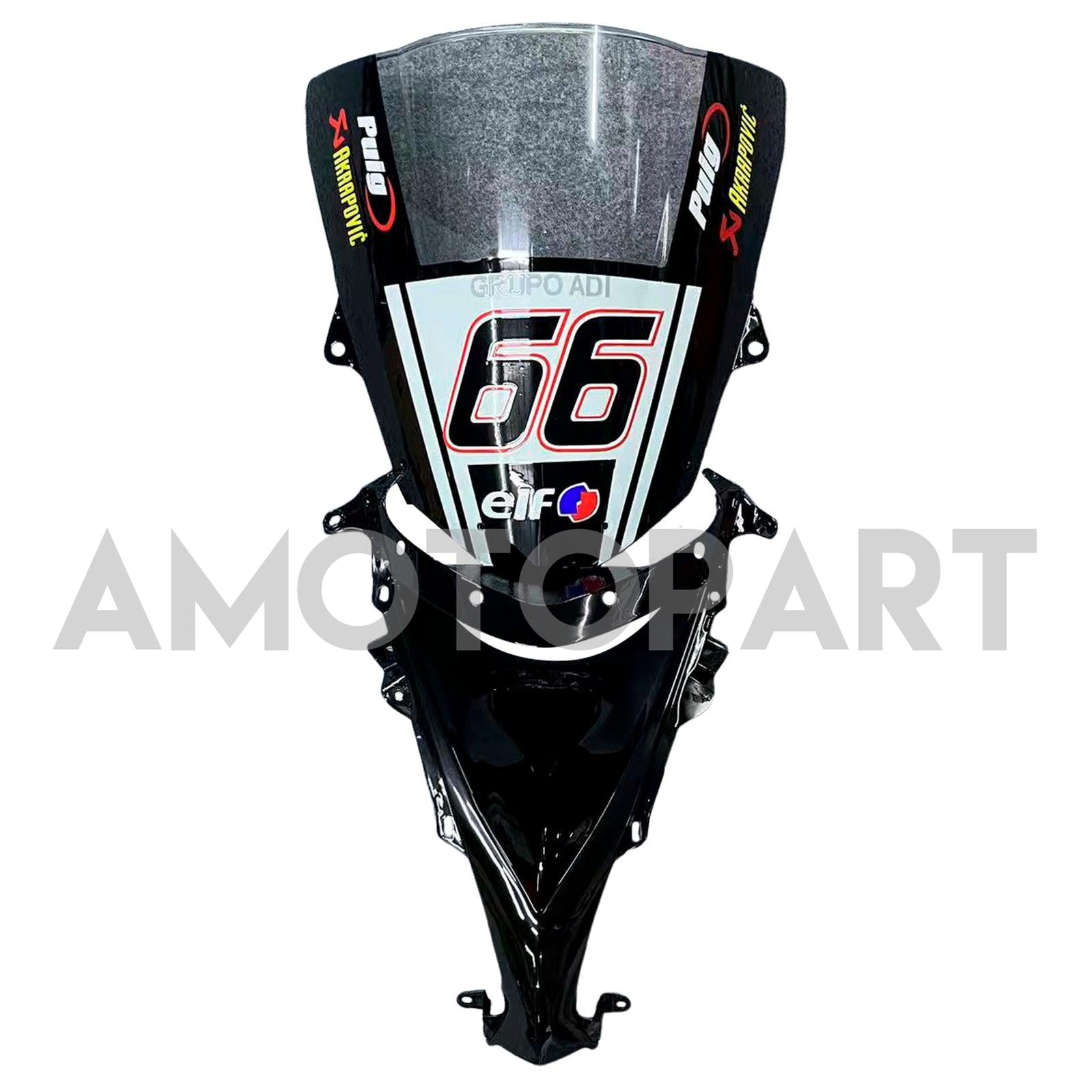 Amotopart 2008-2010 Kawasaki ZX10R Kit de carenado verde y rojo Style5