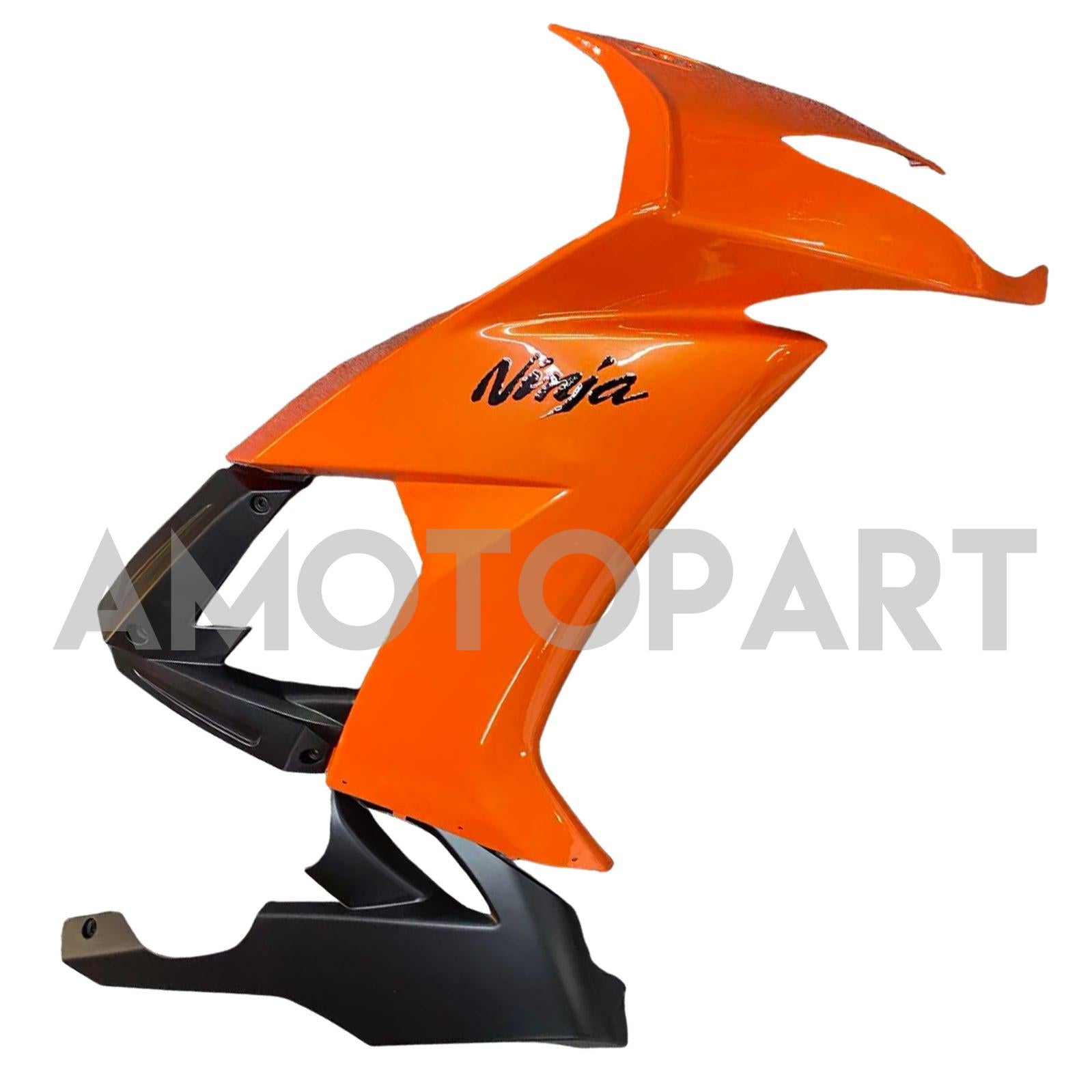 Amotopart 2008-2010 Kawasaki ZX10R Orange Black Fairing Zestaw