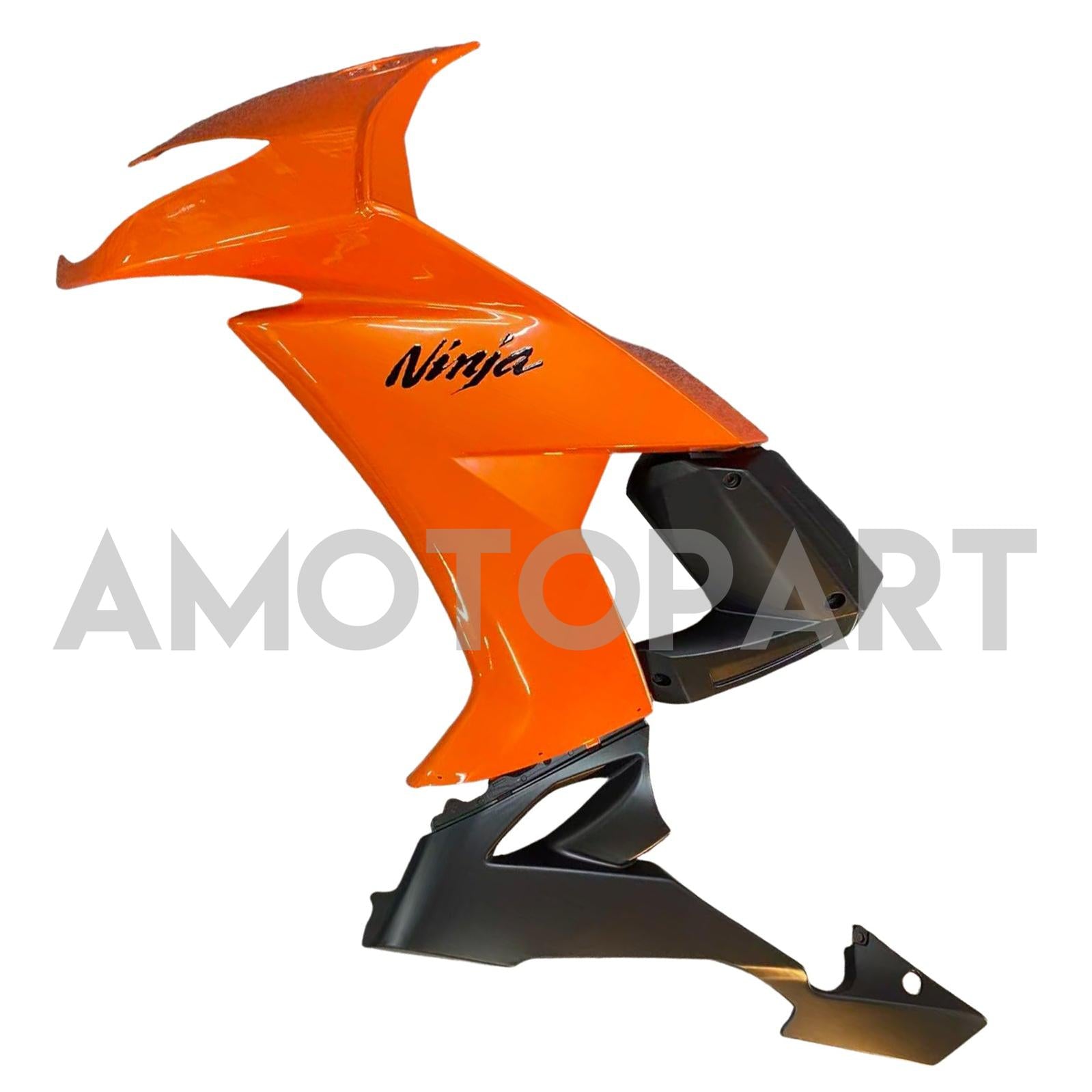 Amotopart 2008-2010 Kawasaki ZX10R Orange Black Fairing Zestaw