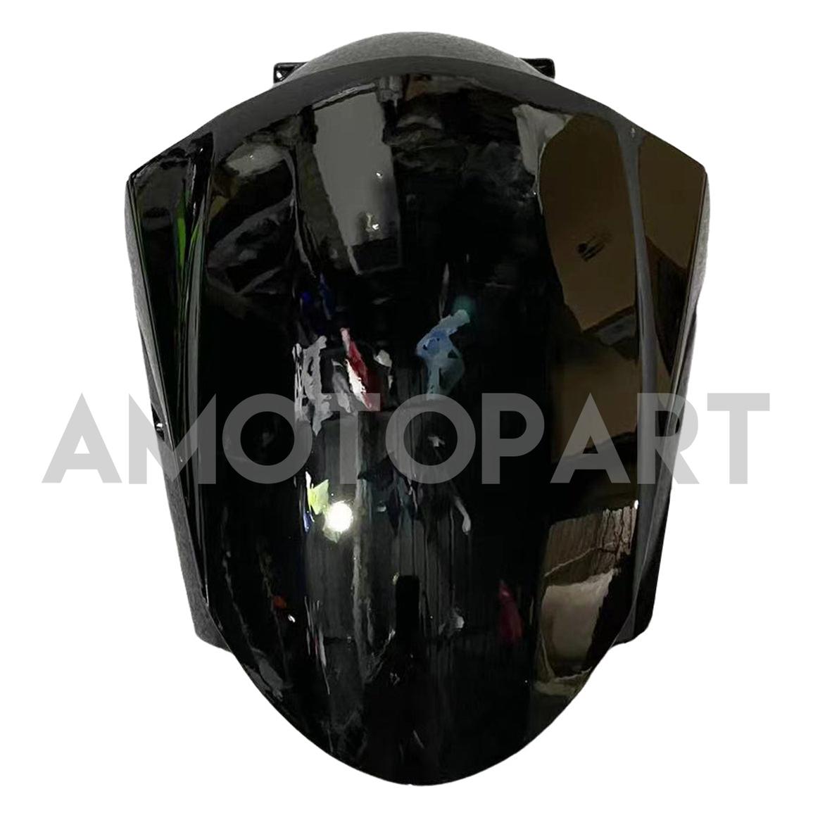 Amotopart 2008-2010 Kawasaki ZX10R Glossy Black Green & White Fairing Kit