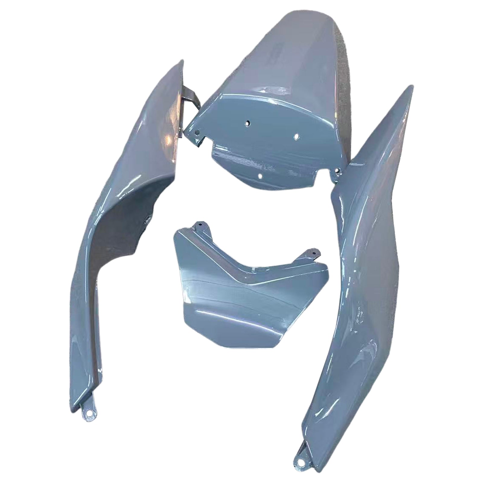 Amotopart 2008-2010 Kawasaki ZX10R Gray Fairing Kit