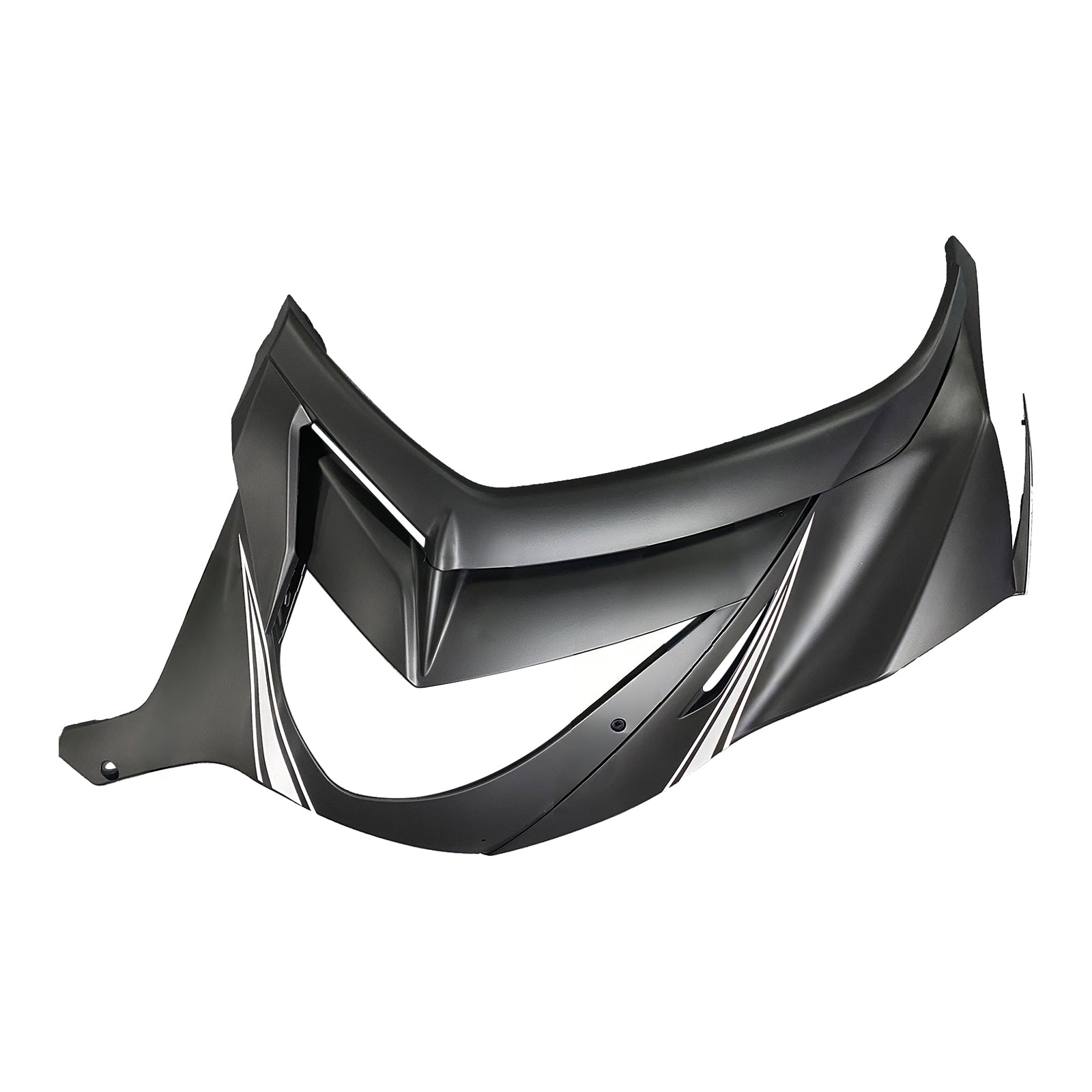 Amotopart Kawasaki ZX10R 2011-2015 Kit carenatura decalcomania nero opaco e neve