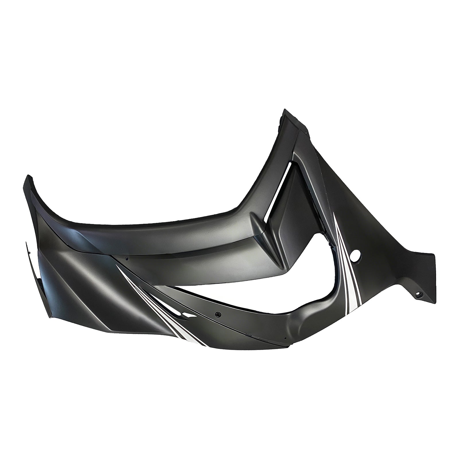 Amotopart Kawasaki ZX10R 2011-2015 Kit carenatura decalcomania nero opaco e neve