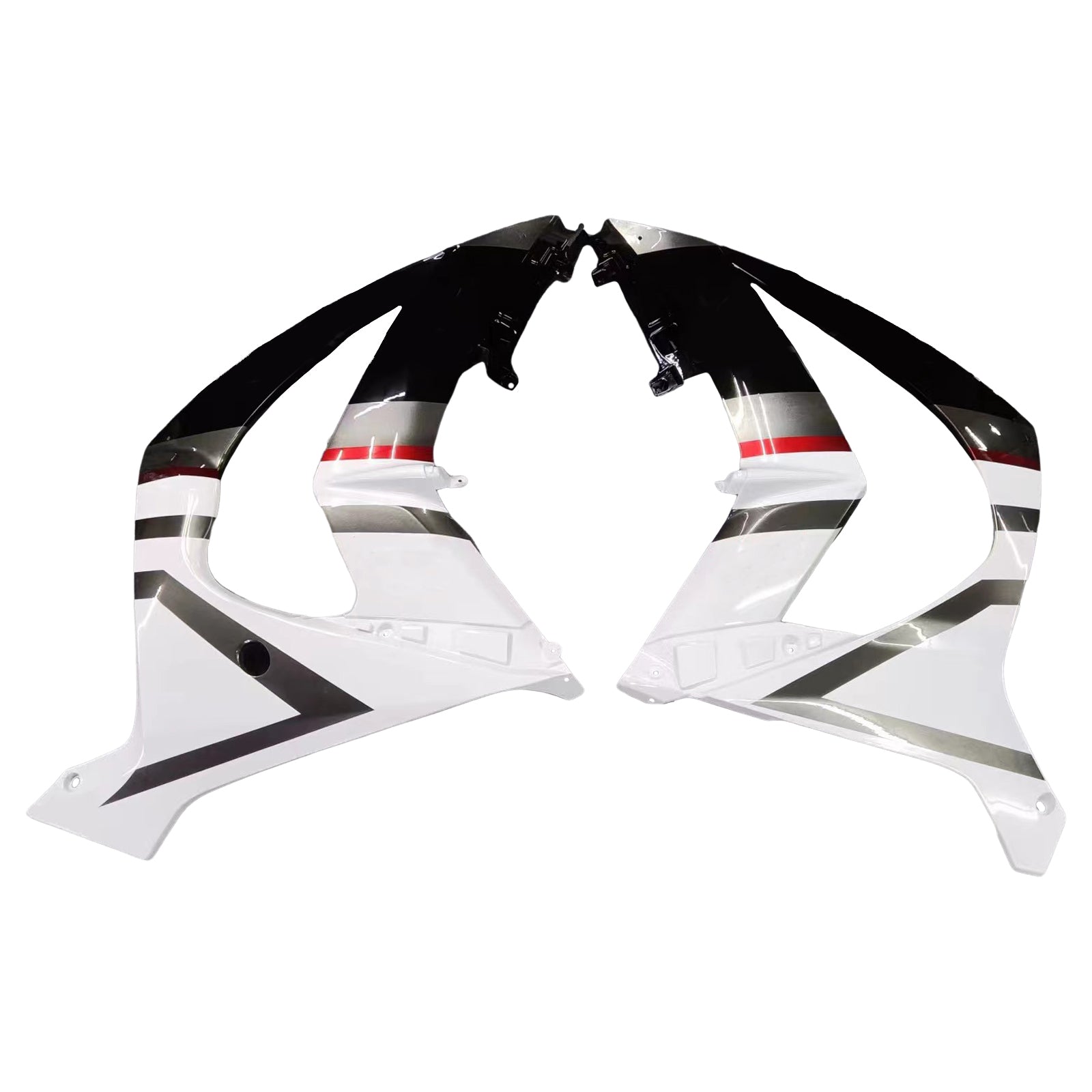 Amotopart Kawasaki ZX10R 2011-2015 White Black Fairing Kit