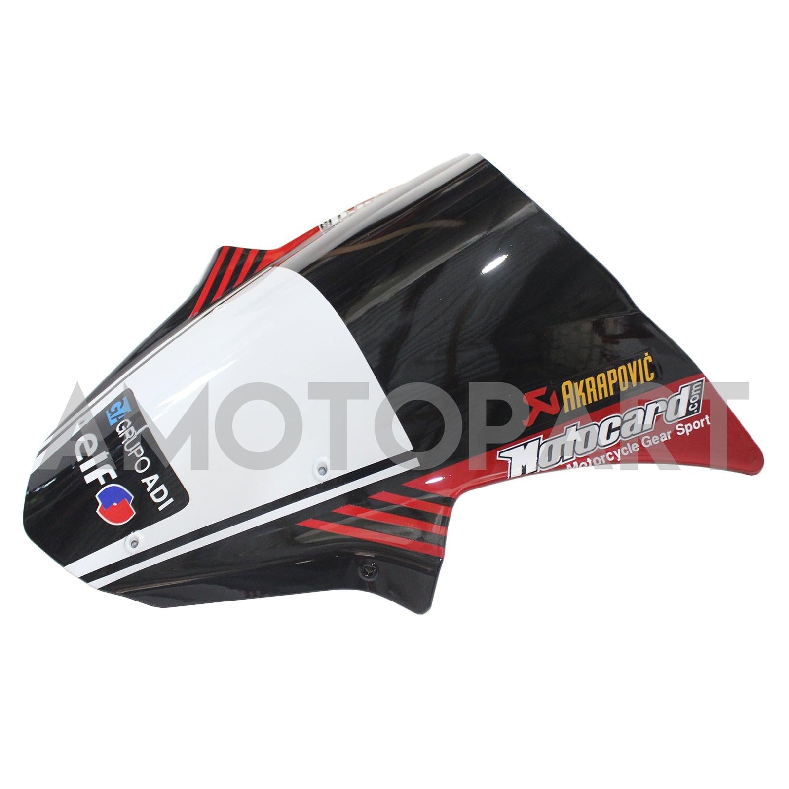 Amotopart Kawasaki ZX10R 2011-2015 Grüne Schwarzweißkit Kit