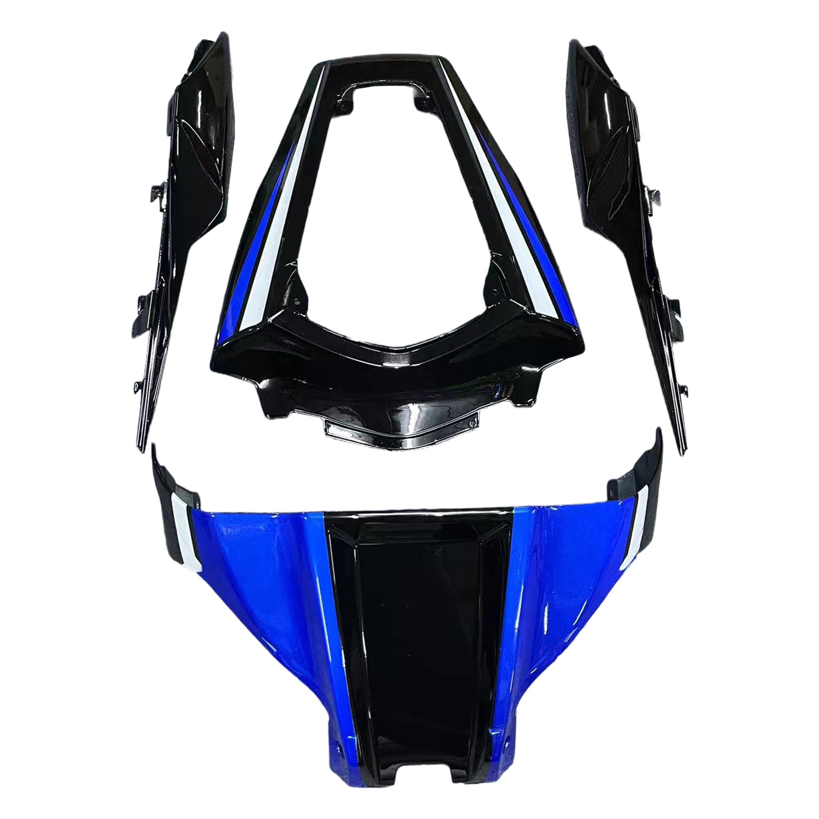 Amotopart Kawasaki ZX10R 2011-2015 Black&Blue Fairing Kit