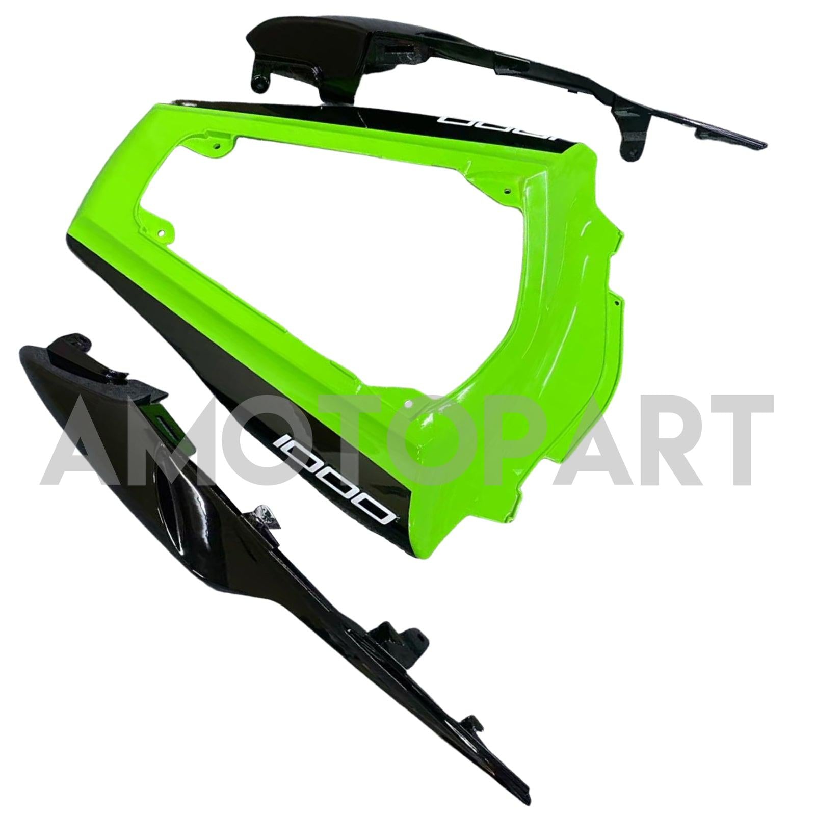 AMOTOPT 2011-2015 KAWASAKI ZX10R GREEN & BLACK STILE1 KIT