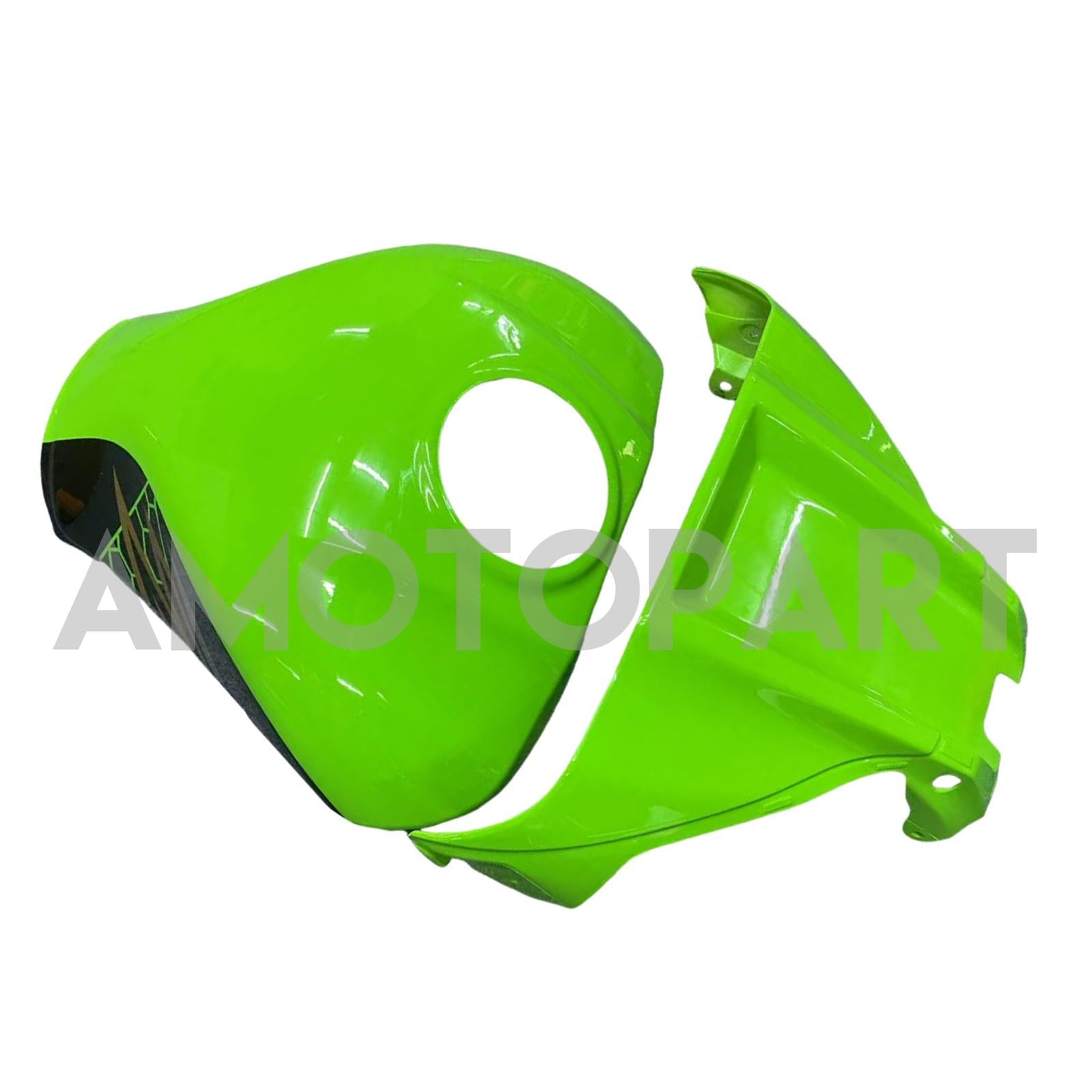 AMOTOPT 2011-2015 KAWASAKI ZX10R GREEN & BLACK STILE1 KIT