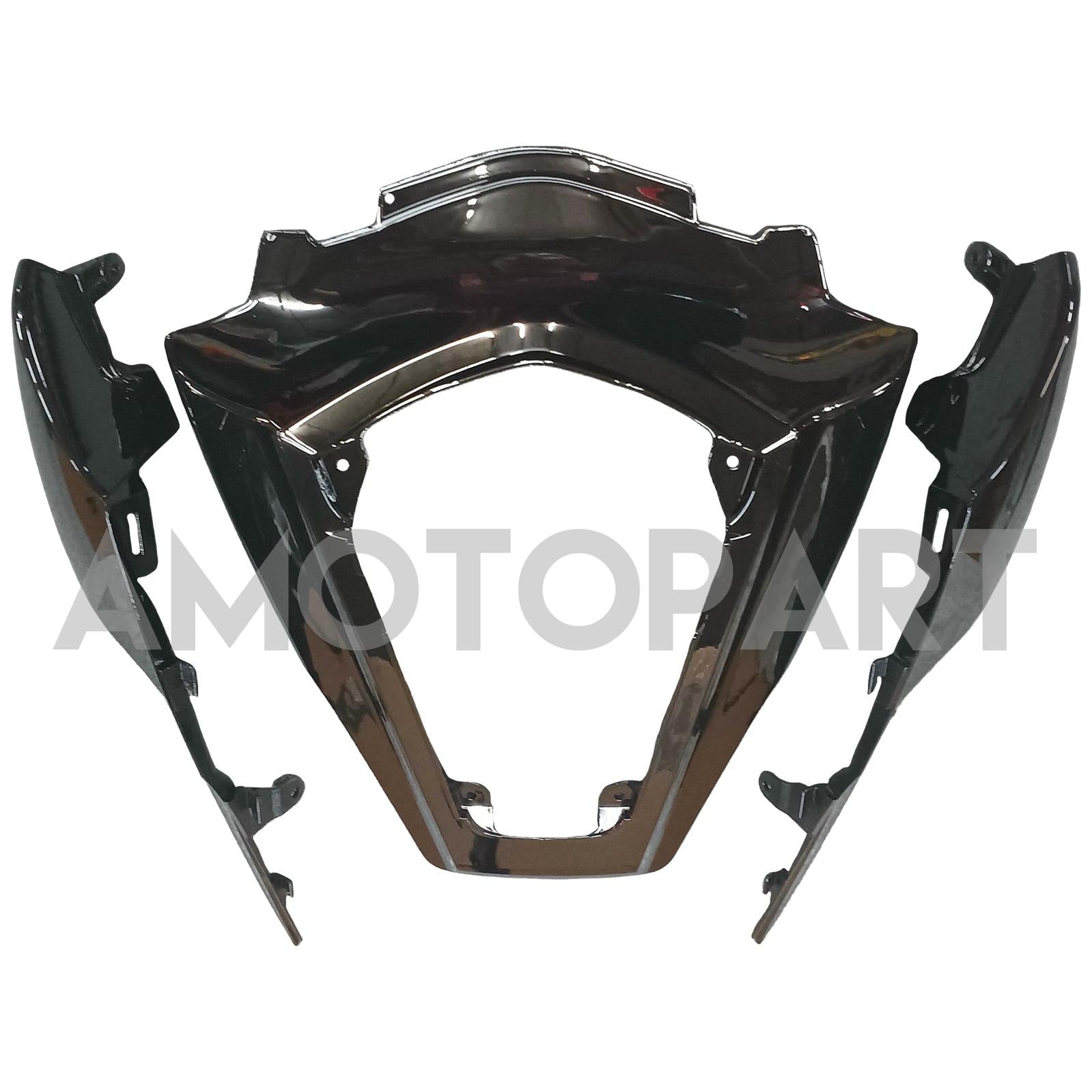 Amotopart 2011-2015 Kawasaki ZX10R Gloss Black Fairing Kit