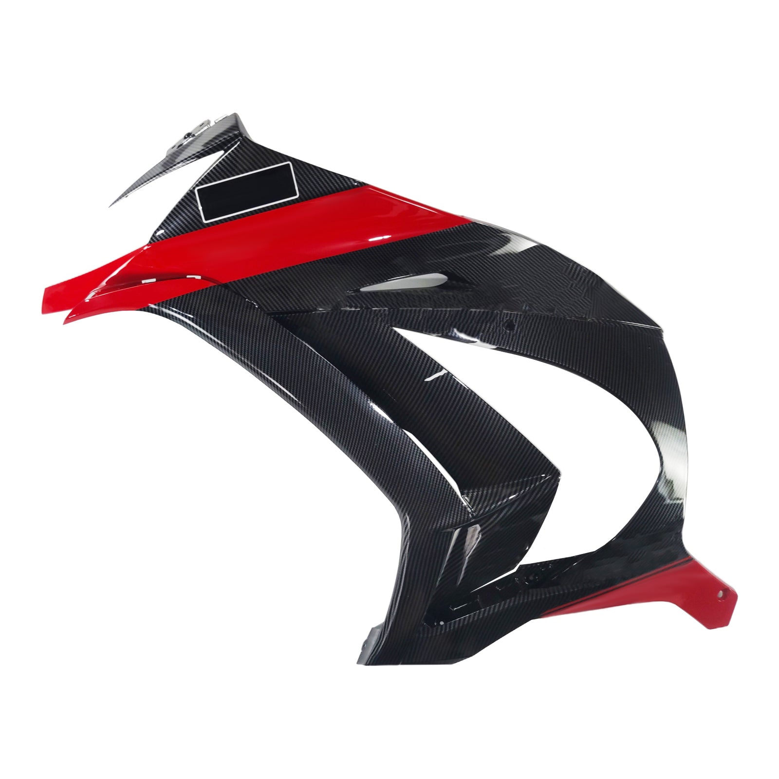 Amotopart 2011-2015 Kawasaki zx10r vzorec uhlíkových vláken Black & Red Facring Kit