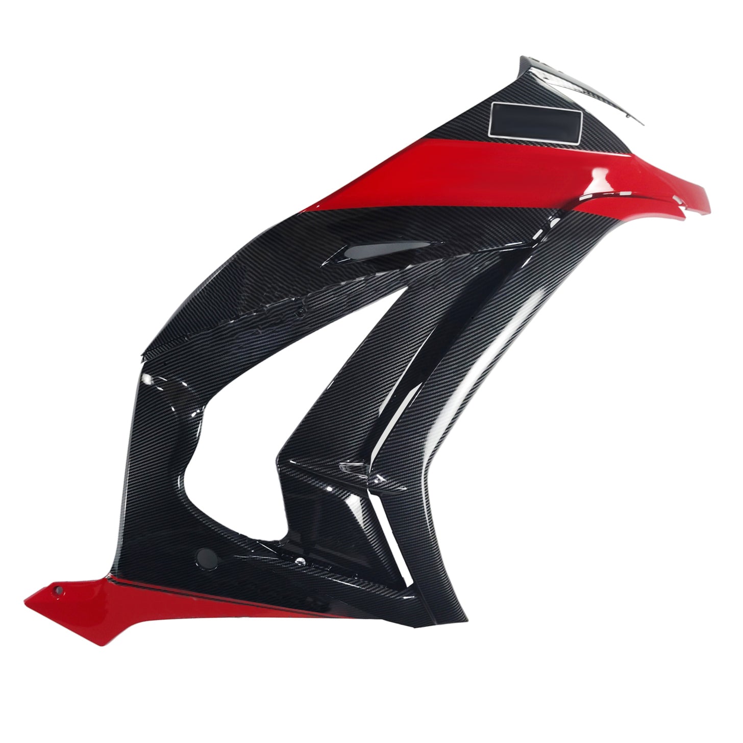 Amotopart 2011-2015 Kawasaki zx10r vzorec uhlíkových vláken Black & Red Facring Kit