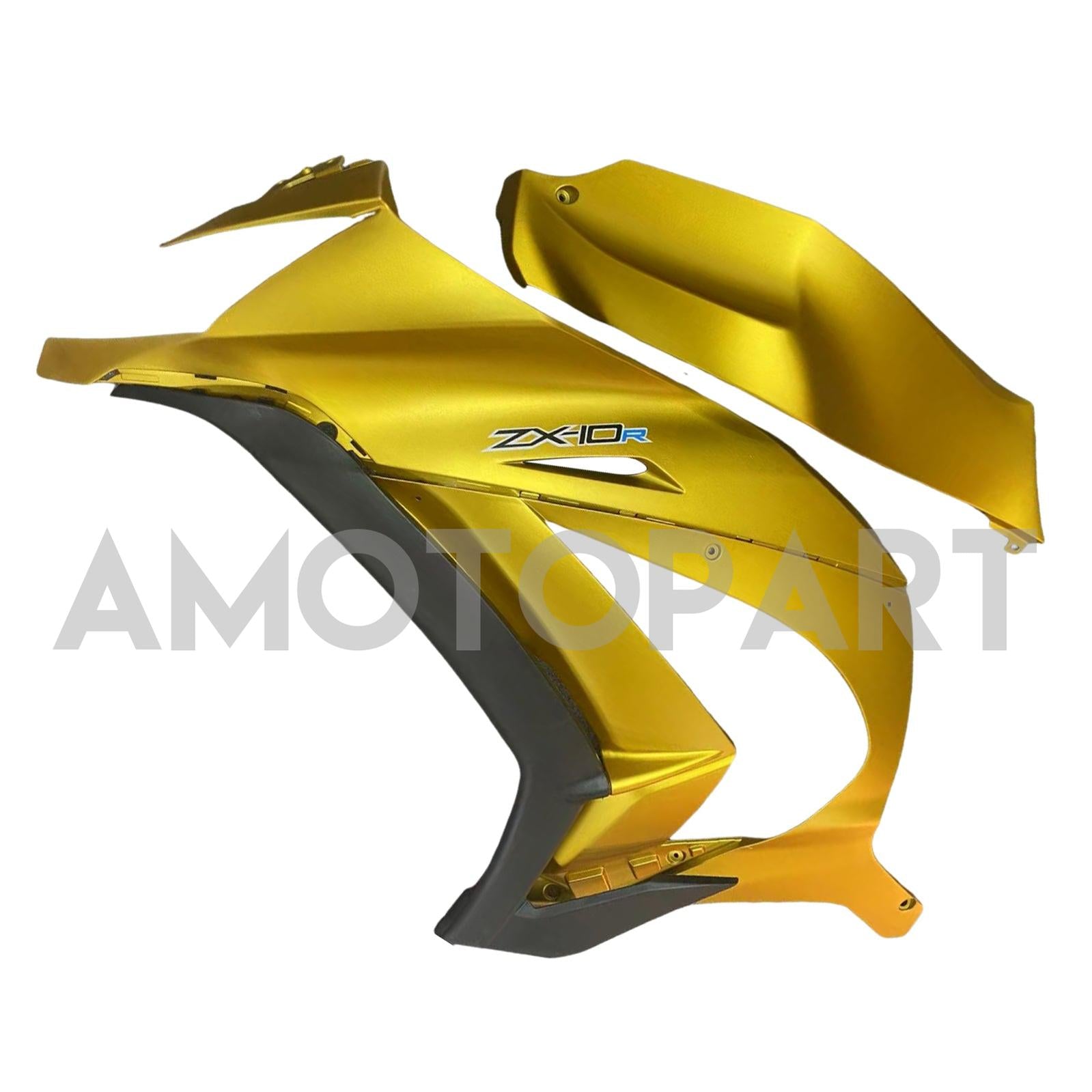 Amotopart 2011-2015 Kawasaki ZX10R Yellow&Black Fairing Kit