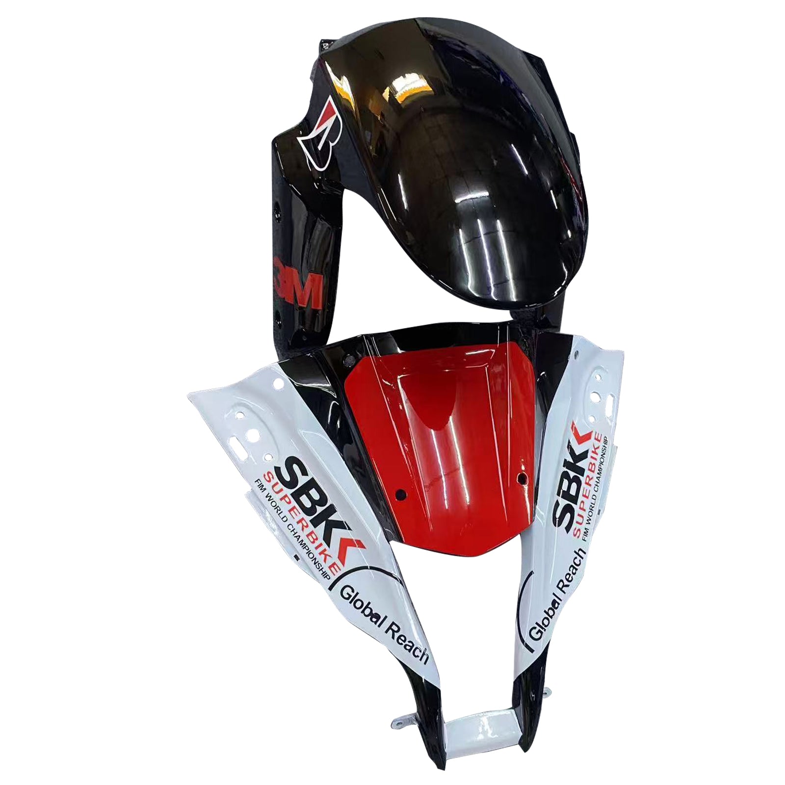Amotopart 2011-2015 Kawasaki ZX10r Red & Blue Fairing Kit