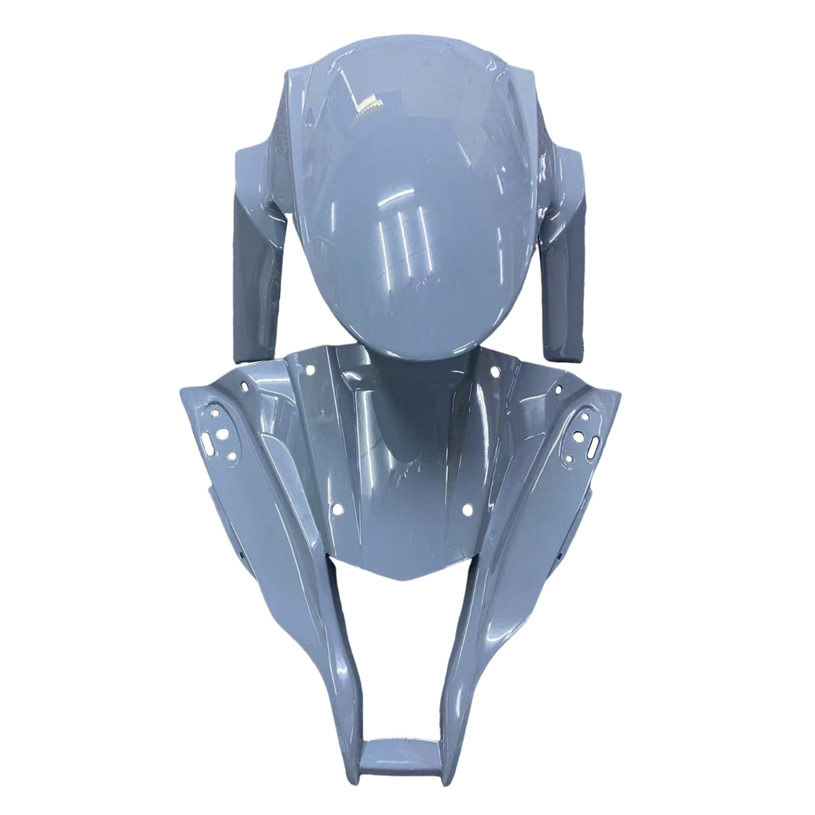 Amotopart 2011-2015 Kawasaki ZX10R Grey Fairing Kit