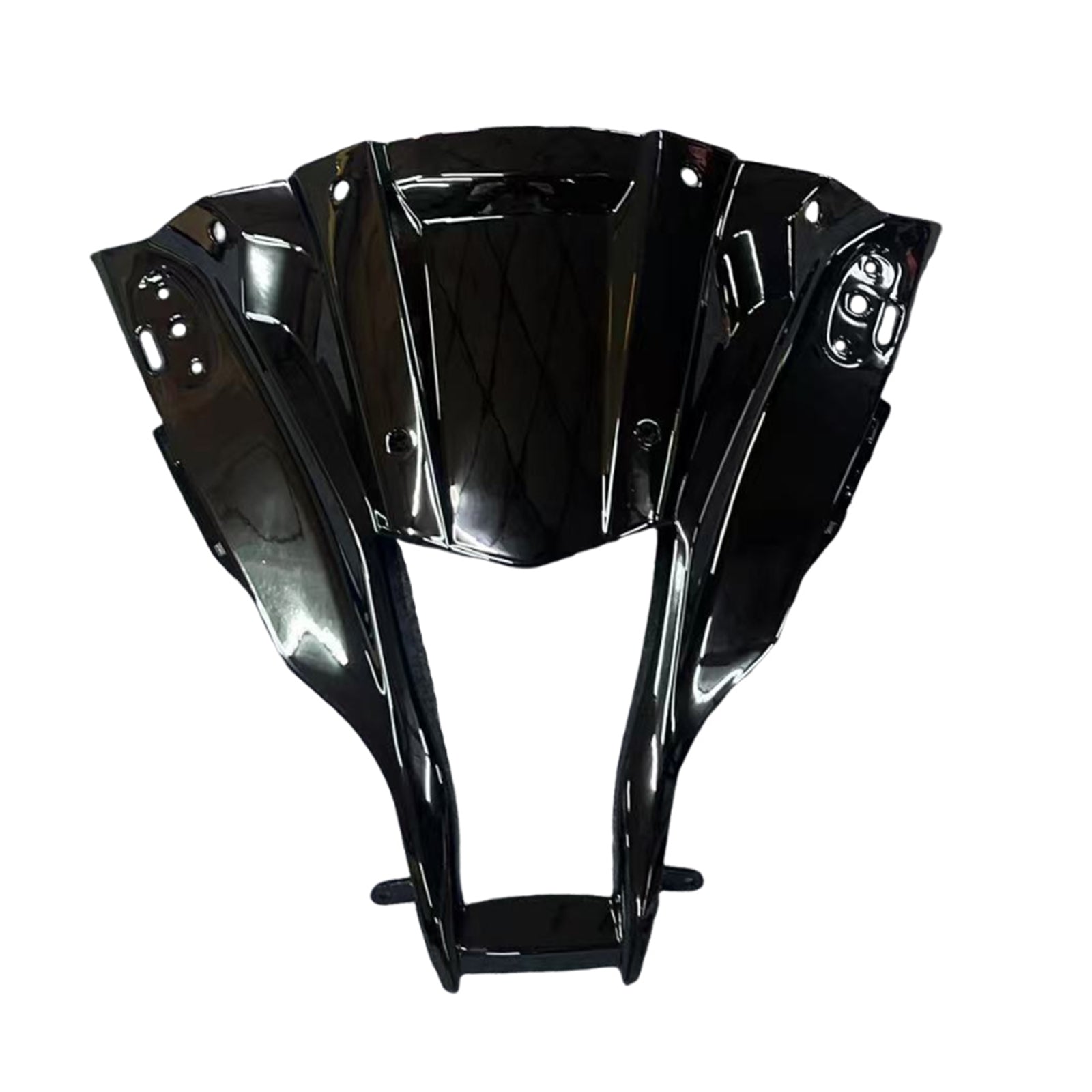 Amotopart 2011-2015 Kawasaki ZX10R Weiß&Schwarzes Style2 Verkleidungsset