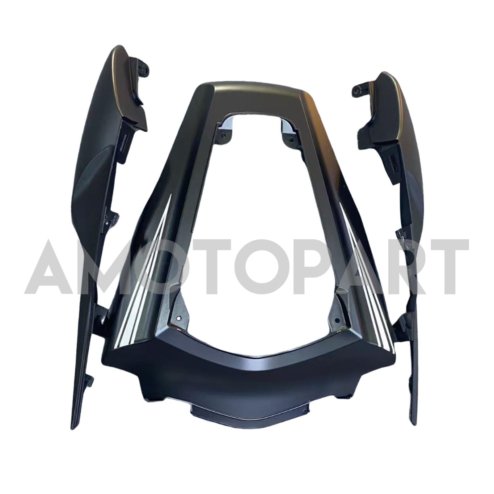 Amotopart 2011-2015 Kawasaki ZX10R Black with Logo Fairing Kit