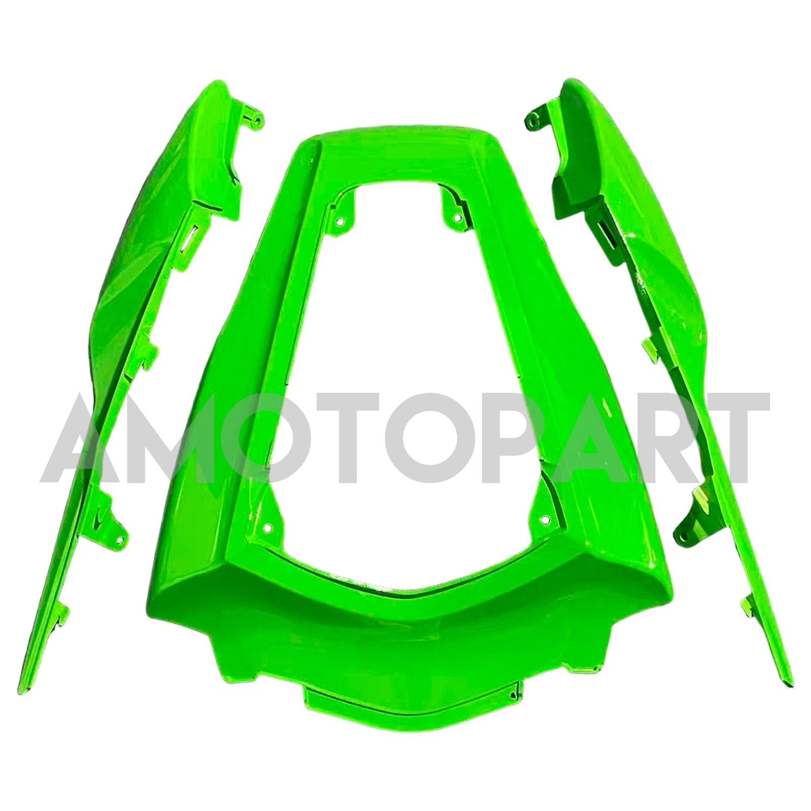 Amotopart 2011-2015 Kawasaki ZX10R Green&Black Style5 Fairing Kit