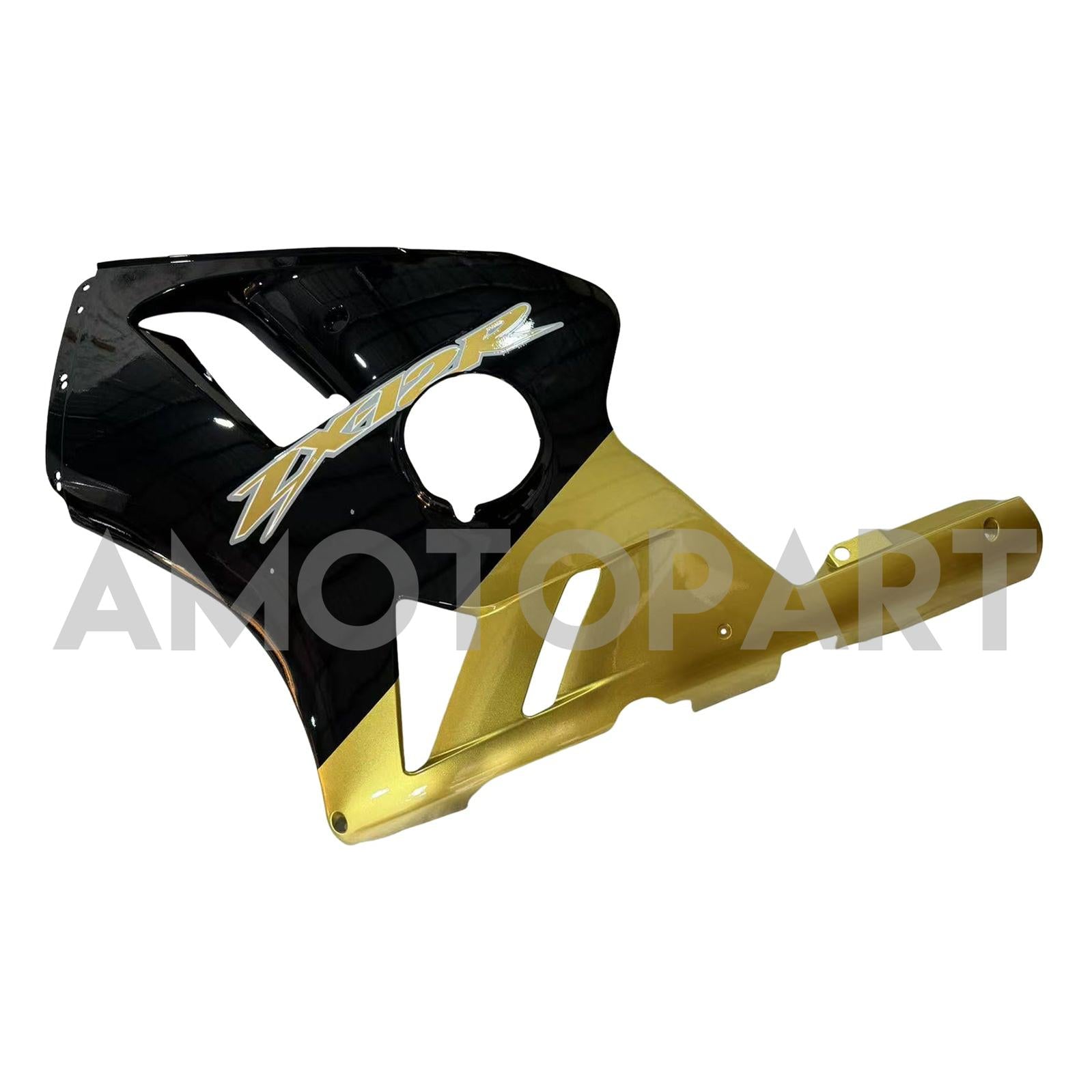 Amotopart 2000-2001 Kawasaki ZX12R Fairing Black & Gold Kit