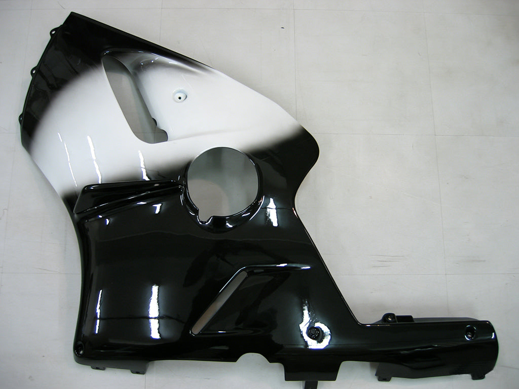 Amotopart 2000-2001 Kawasaki ZX12R Fairing Black&White Kit