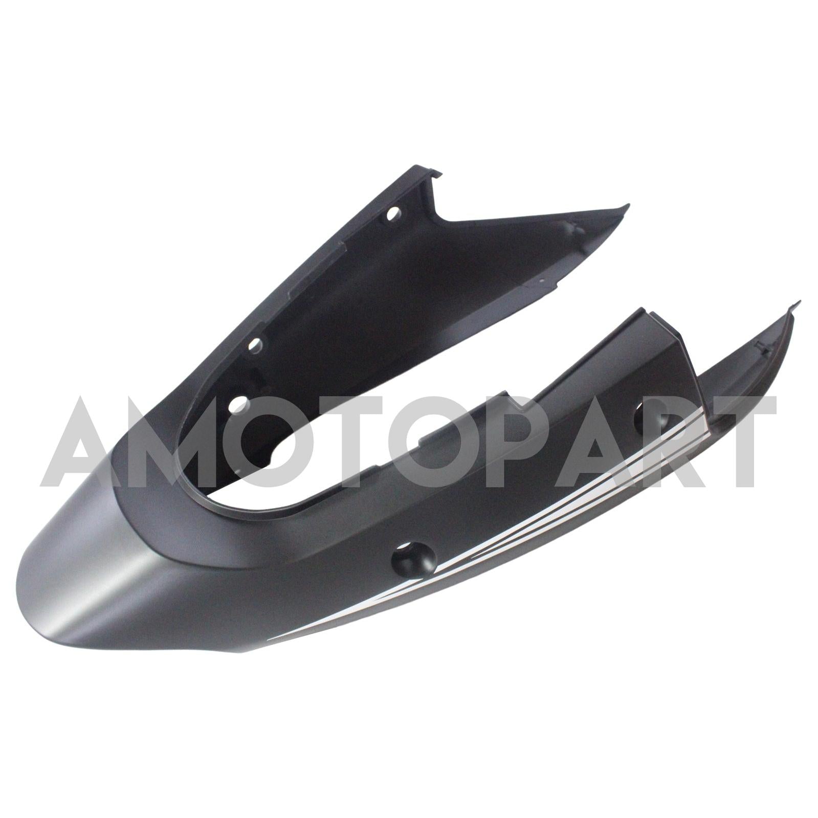 Amotopart Kawasaki 2000-2001 ZX12R Black Mix White Fairing Kit