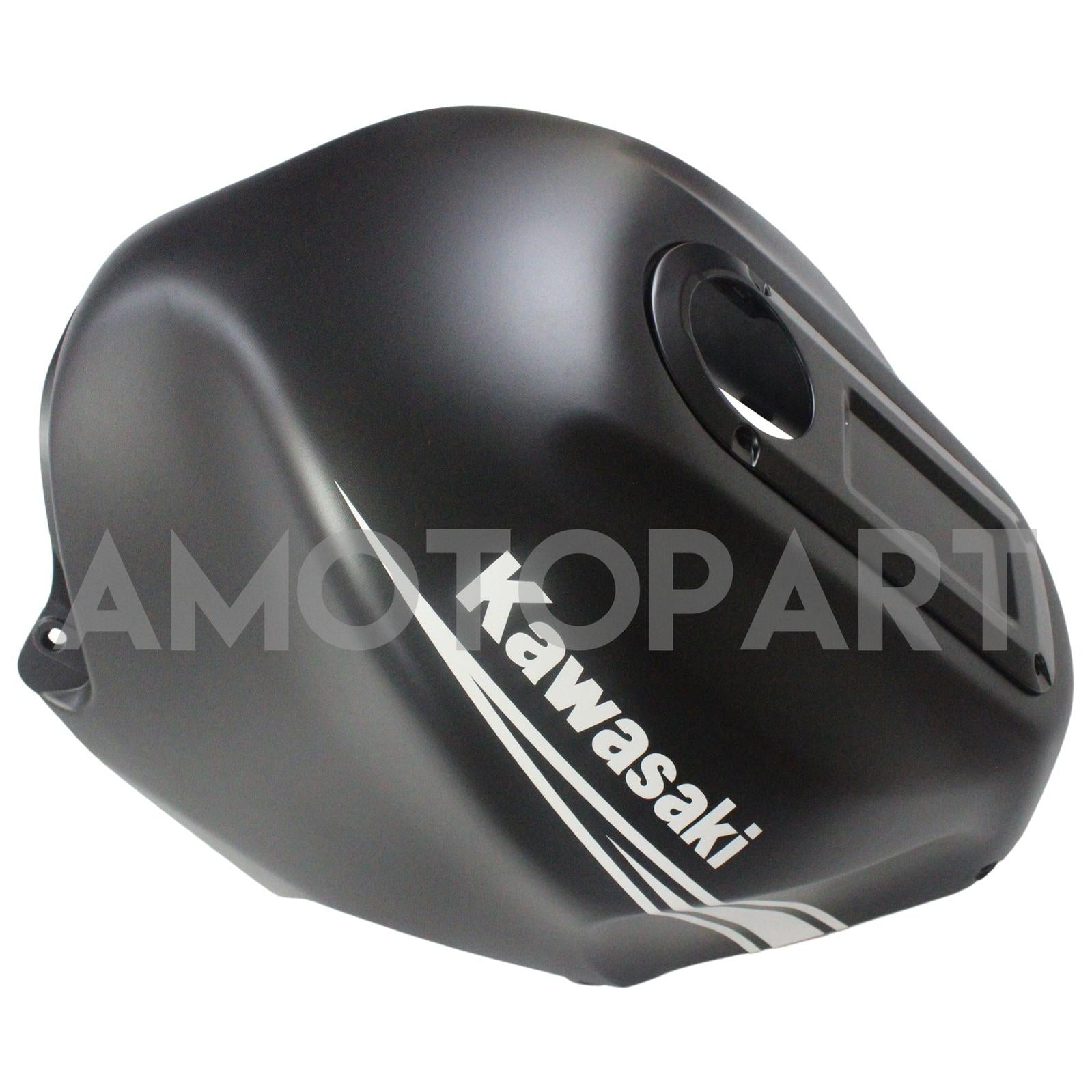 Amotopart Kawasaki 2000-2001 ZX12R Black Mix White Fairing Kit