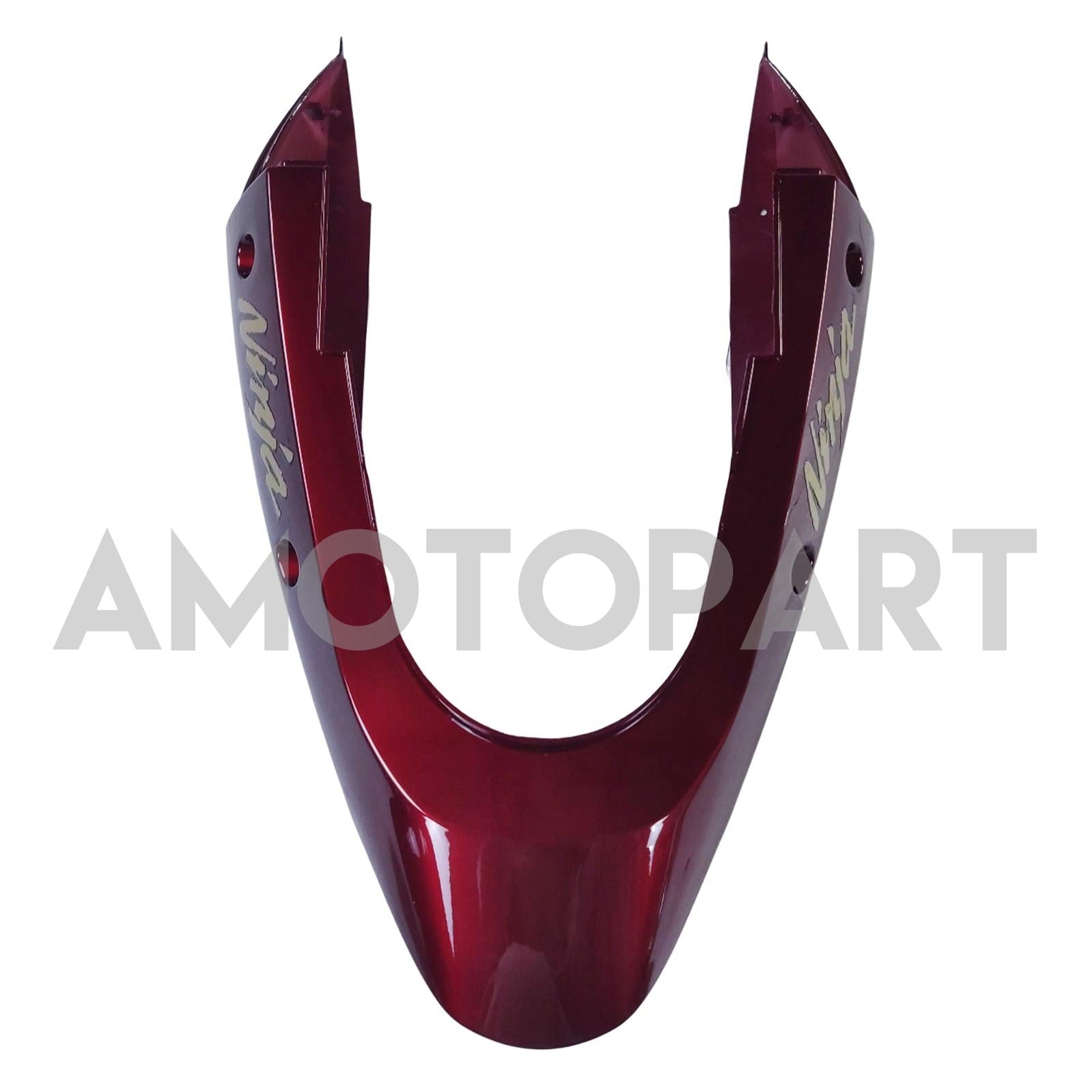 Amotopart Kawasaki 2000-2001 ZX12R Red Golden Fairing Kit