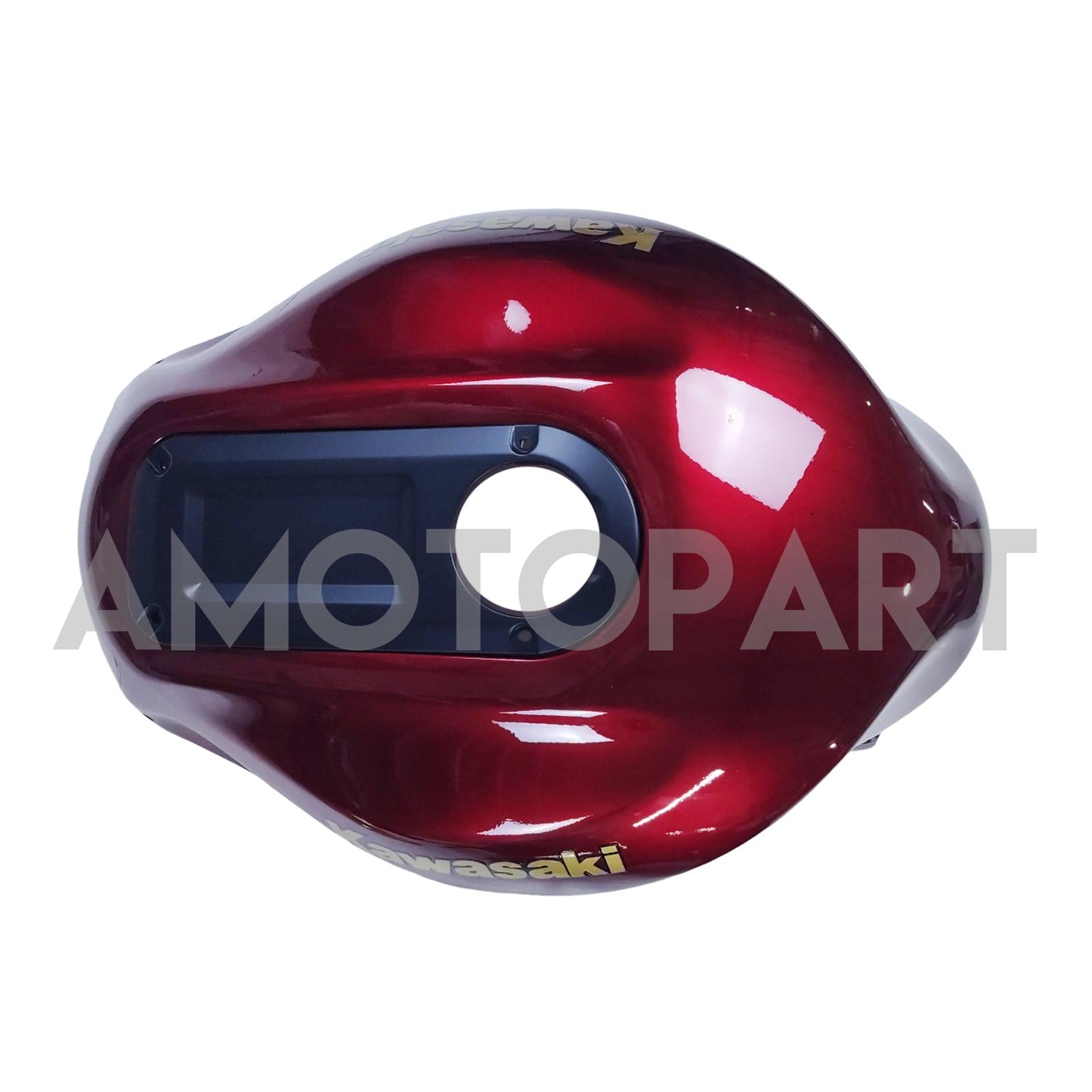 Amotopart Kawasaki 2000-2001 ZX12R Red Golden Fairing Kit