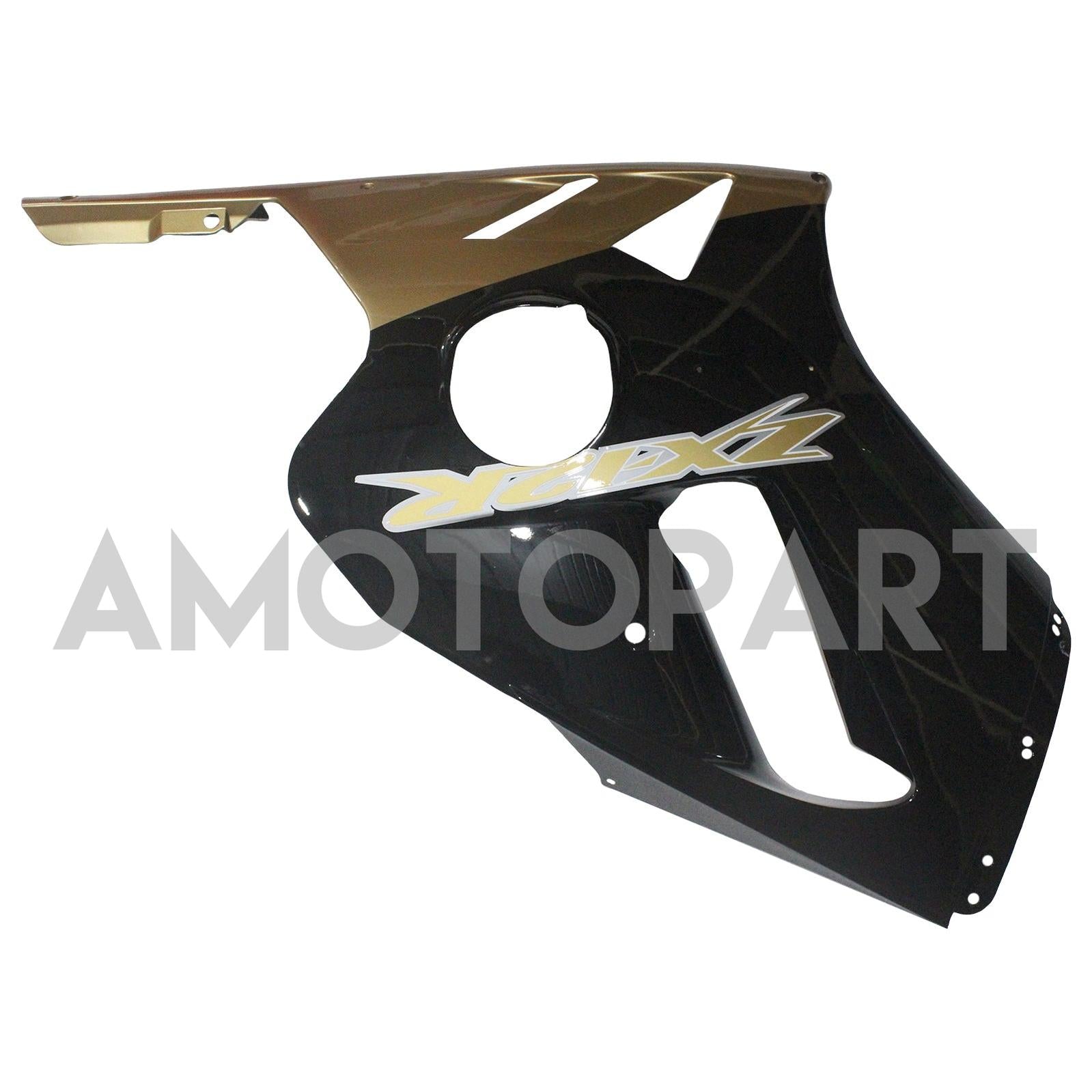 Amotopart 2002-2005 Kawasaki ZX12R Carenado G-Negro y Oro Kit