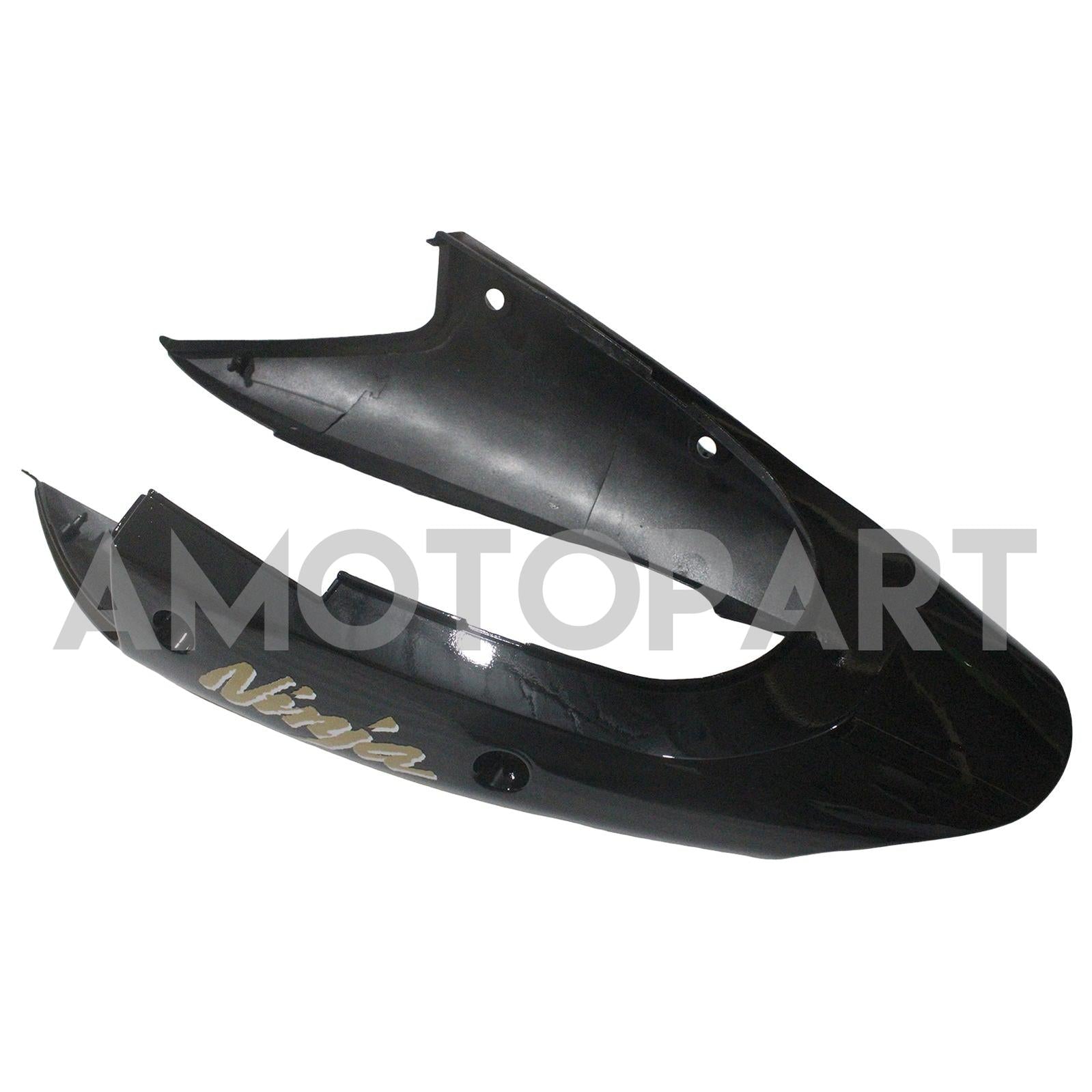 Amotopart 2002-2005 Kawasaki ZX12R Carenado G-Negro y Oro Kit