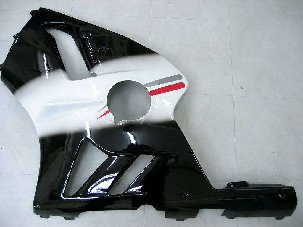 Amotopart 2002-2005 Kawasaki ZX12R Fairing G-Black & White Kit