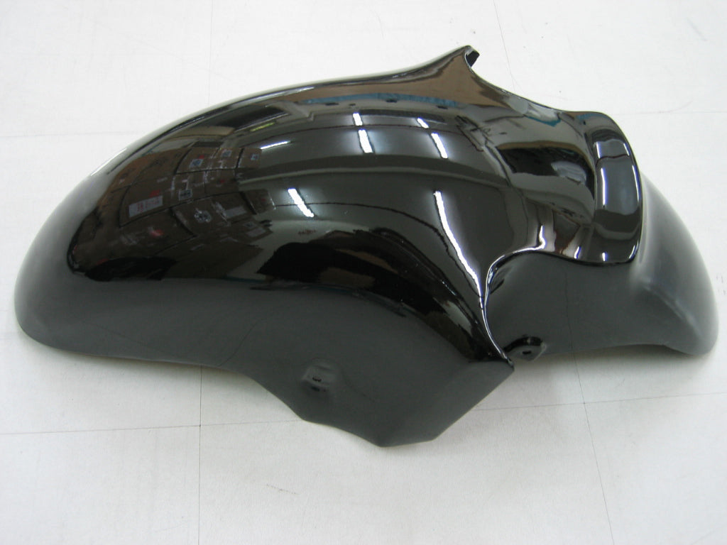 Amotopart 2002-2005 Kawasaki ZX12R Fairing G-Black & White Kit