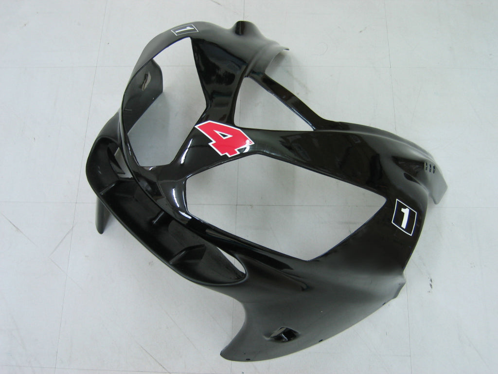 Amotopart 2002-2005 Kawasaki ZX12R Fairing G-Black & White Kit