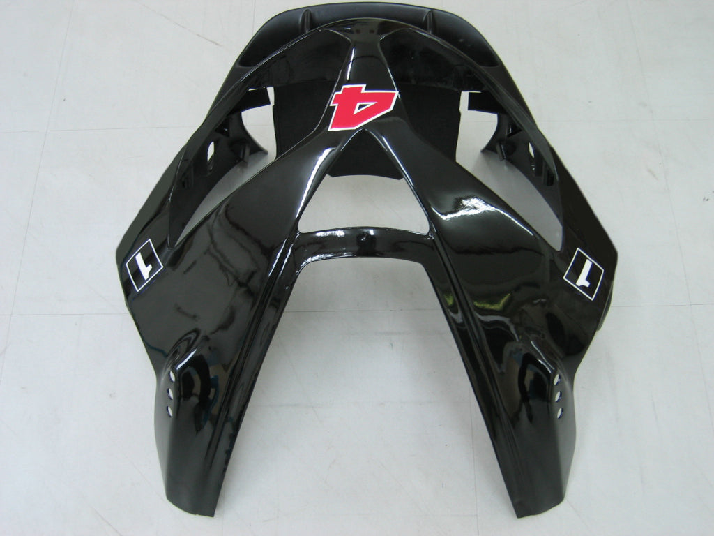 Amotopart 2002-2005 Kawasaki ZX12R Fairing G-Black & White Kit