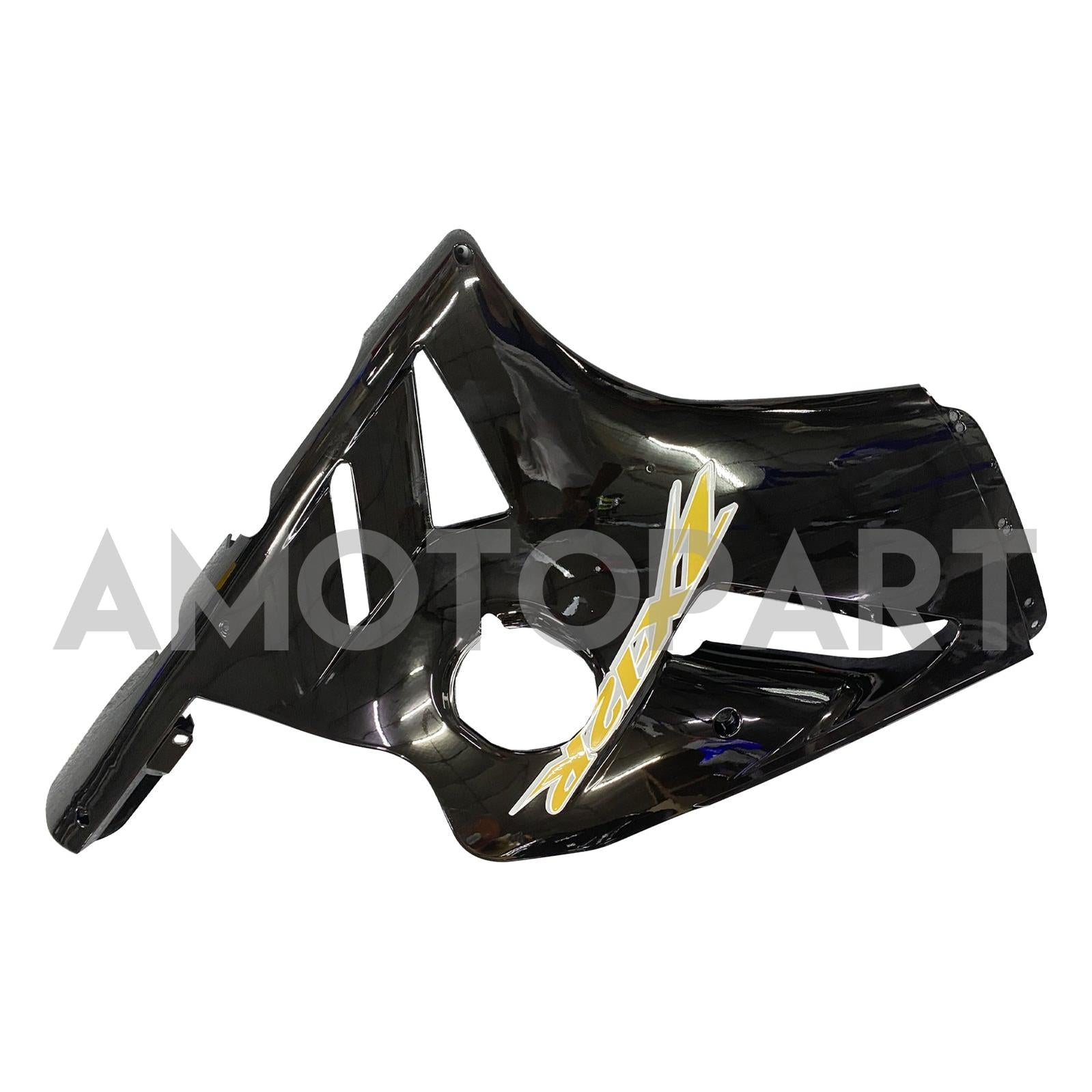 Amotopart 2002-2005 Kawasaki ZX12R Verkleidung Black Kit