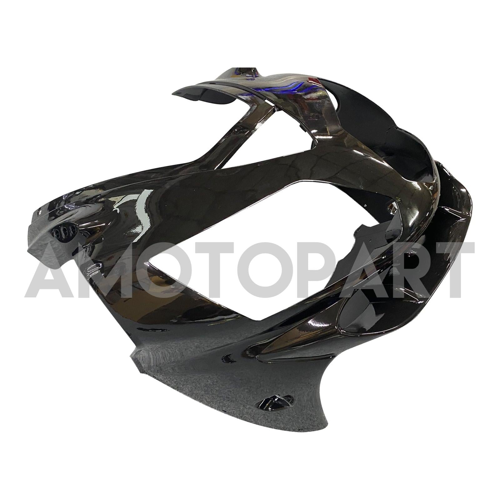 Amotopart 2002-2005 Kawasaki ZX12R Verkleidung Black Kit