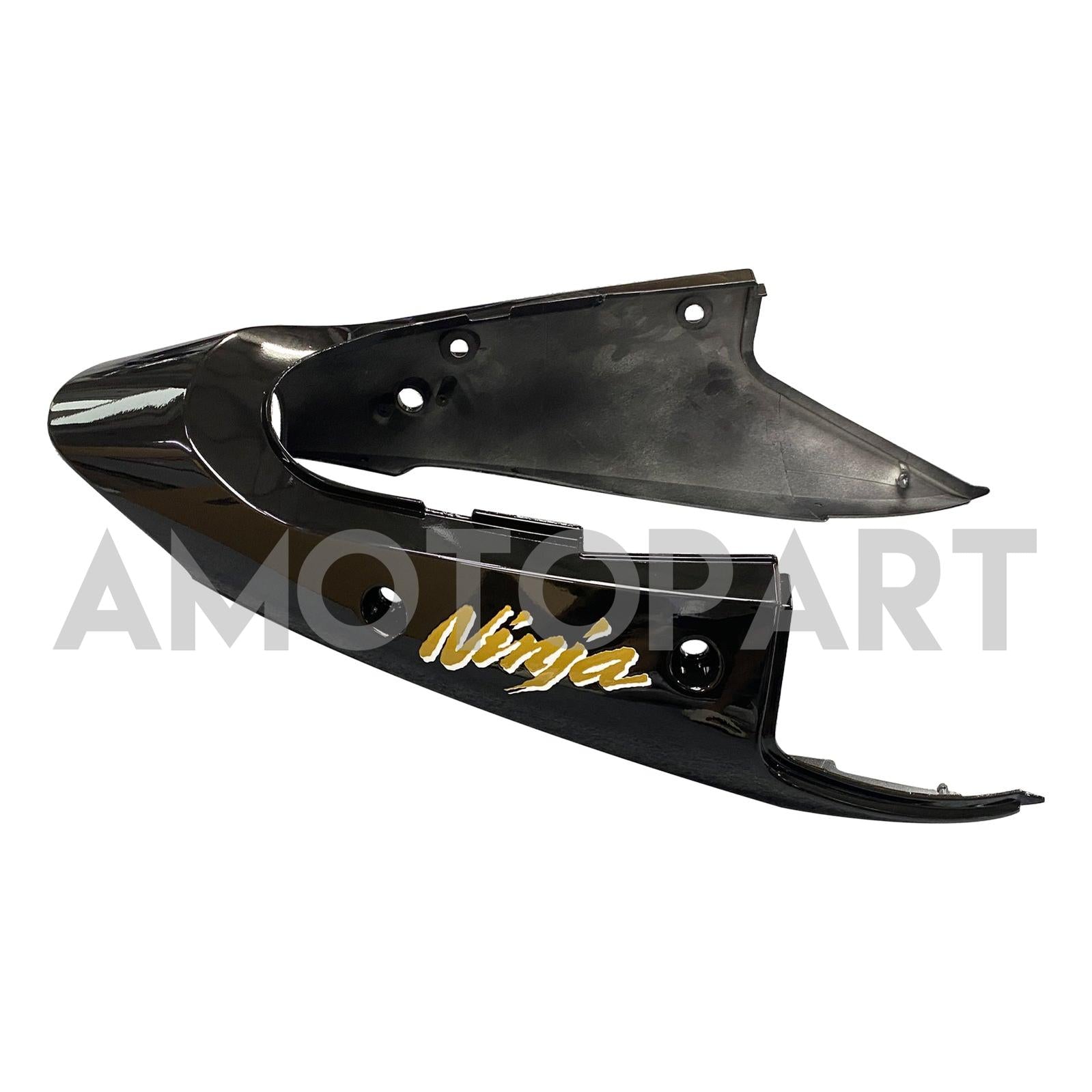 Amotopart 2002-2005 Kawasaki ZX12R Verkleidung Black Kit