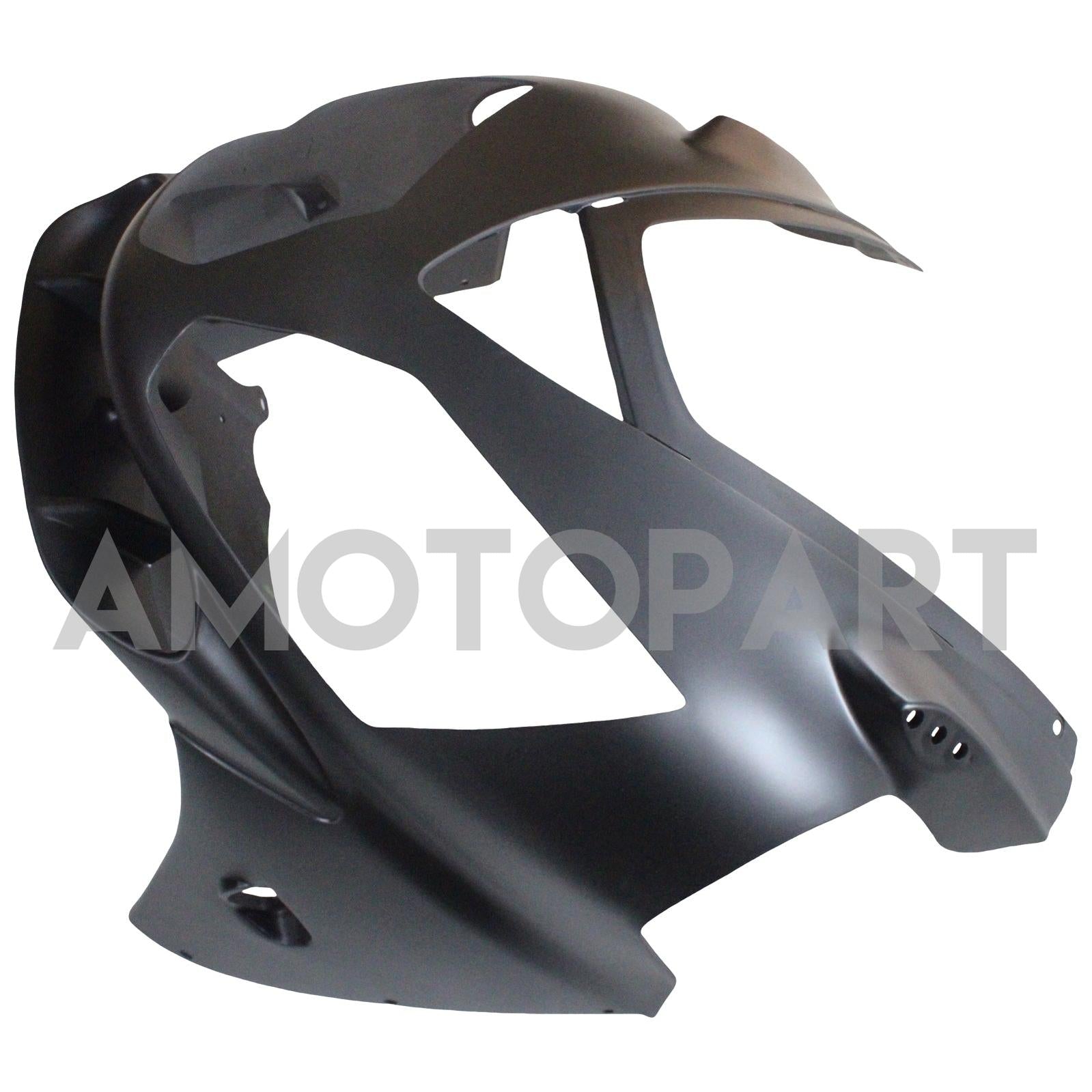 Amotopart 2002-2005 Kawasaki Zx12r Farring Matte Black s lesklou černou sadou log