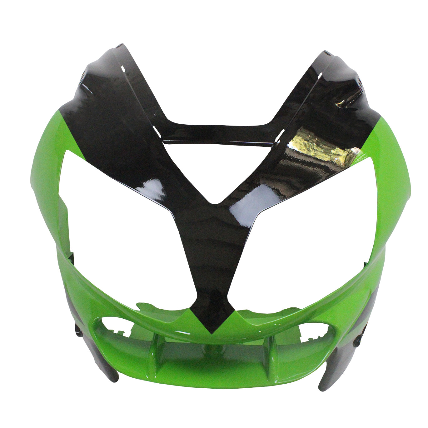 Amotopart 2002–2005 Kawasaki ZX12R Grün Schwarz Verkleidungsset