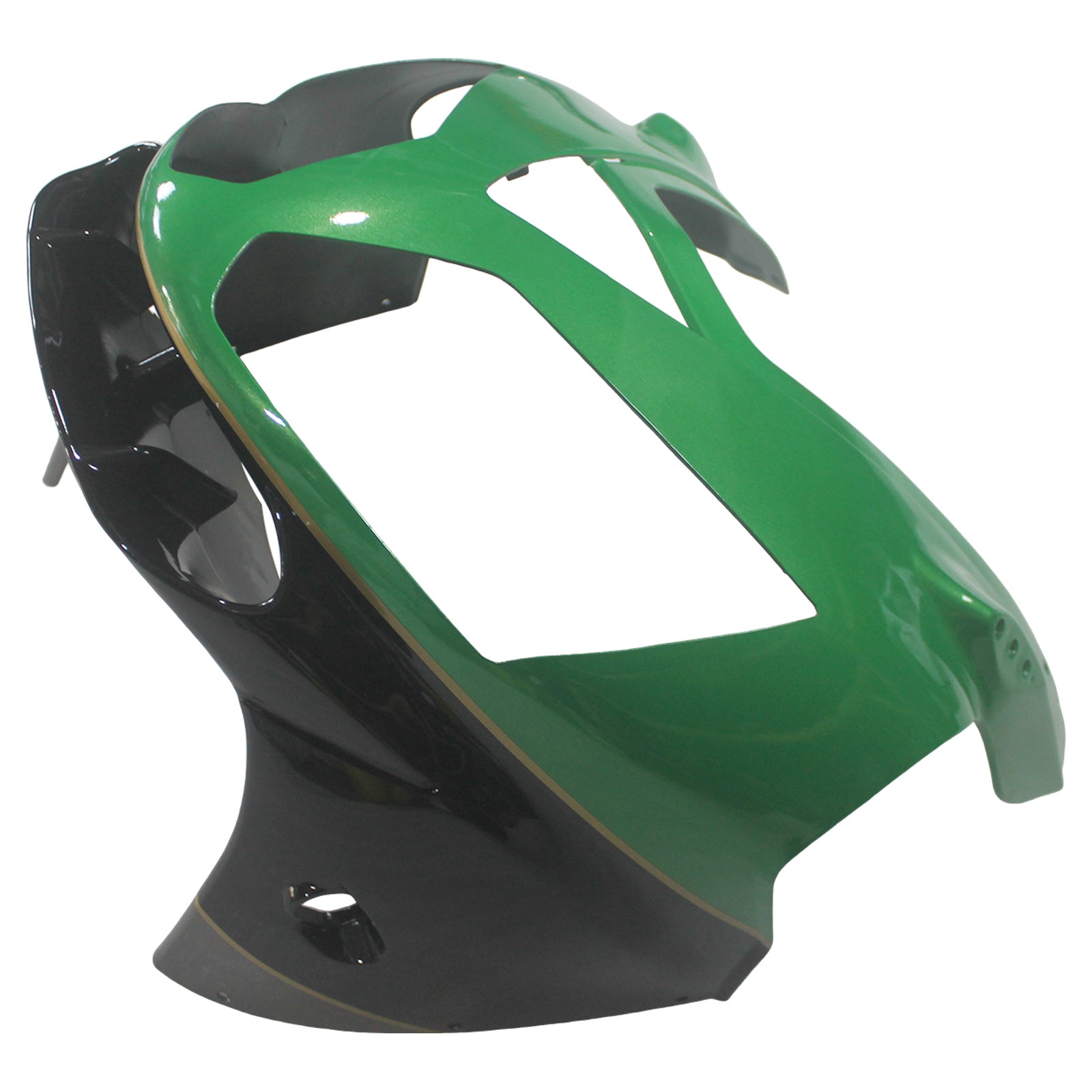 Amotopart 2002-2005 Kawasaki ZX12R Faring Green&Kit de logo gris