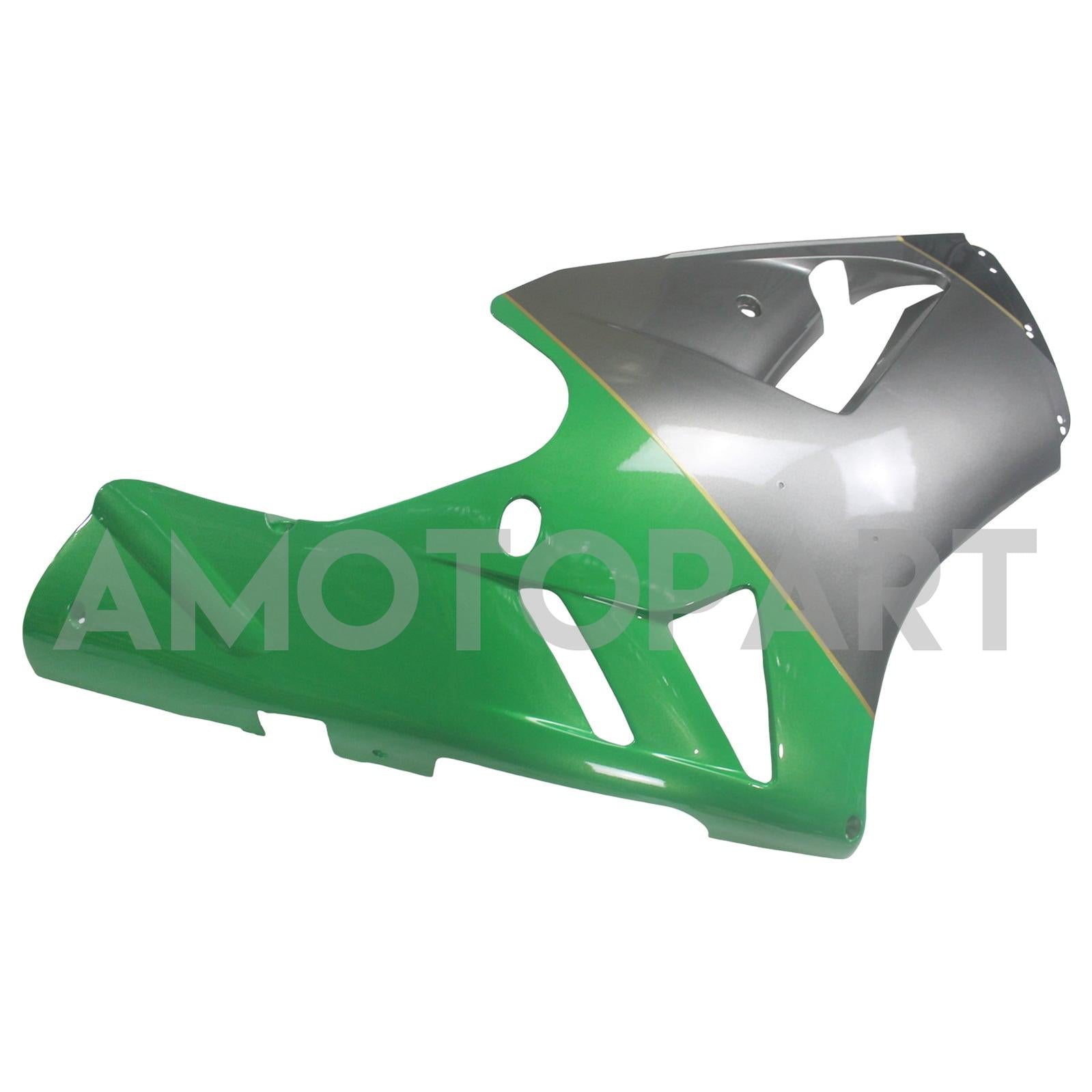 Kit logo Amotopart 2002-2005 Kawasaki ZX12R carenatura verde grigio