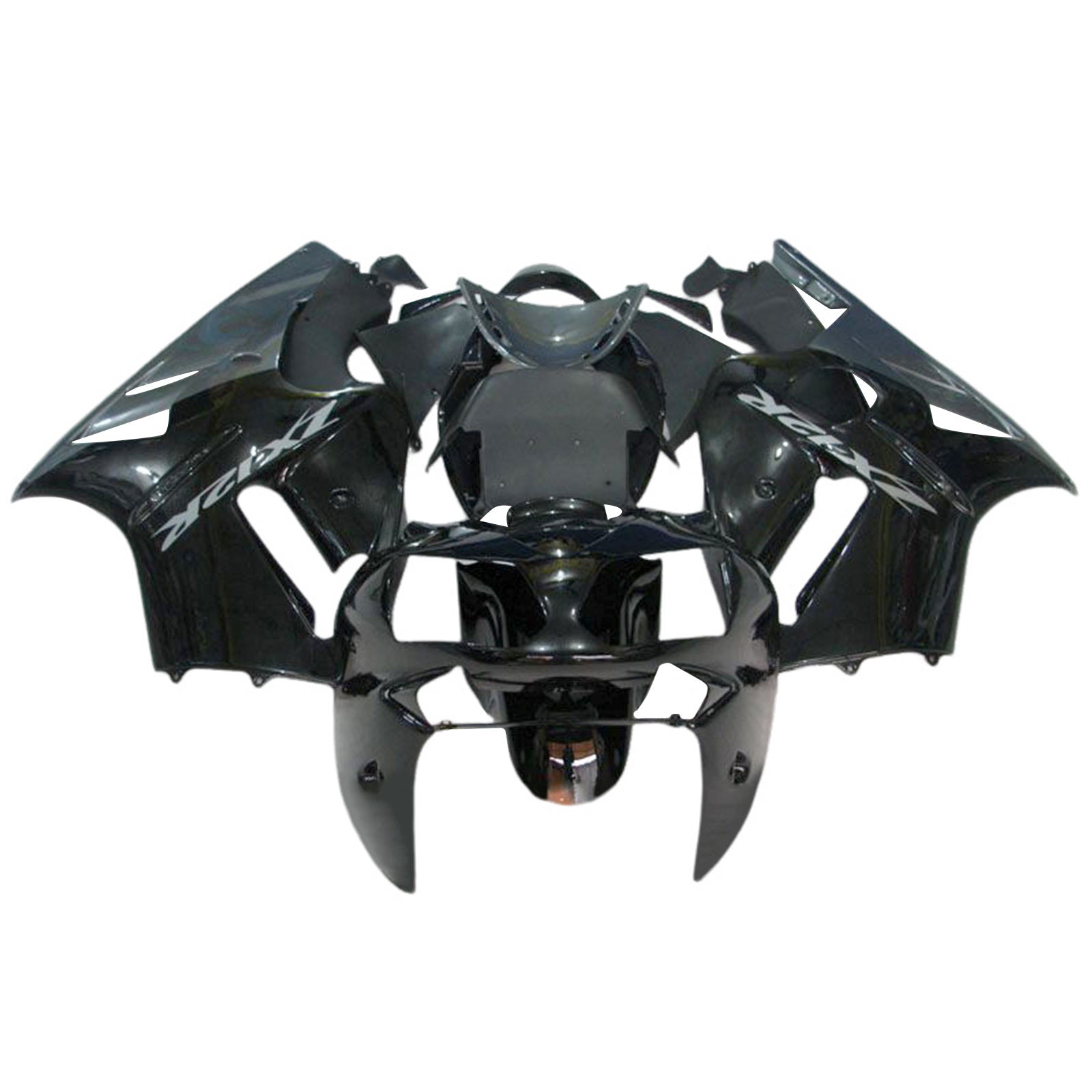 Amotopart 2002-2005 Kawasaki ZX12R Black Fairing Kit