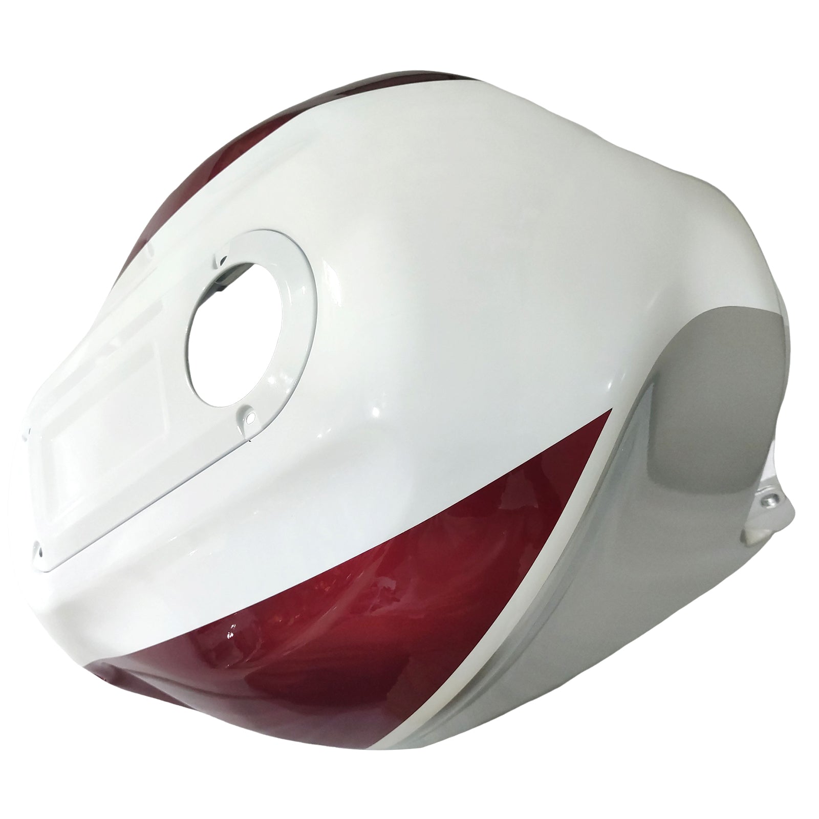Amotopart 2002-2005 Kawasaki ZX12R White Red & Black Fairing Kit