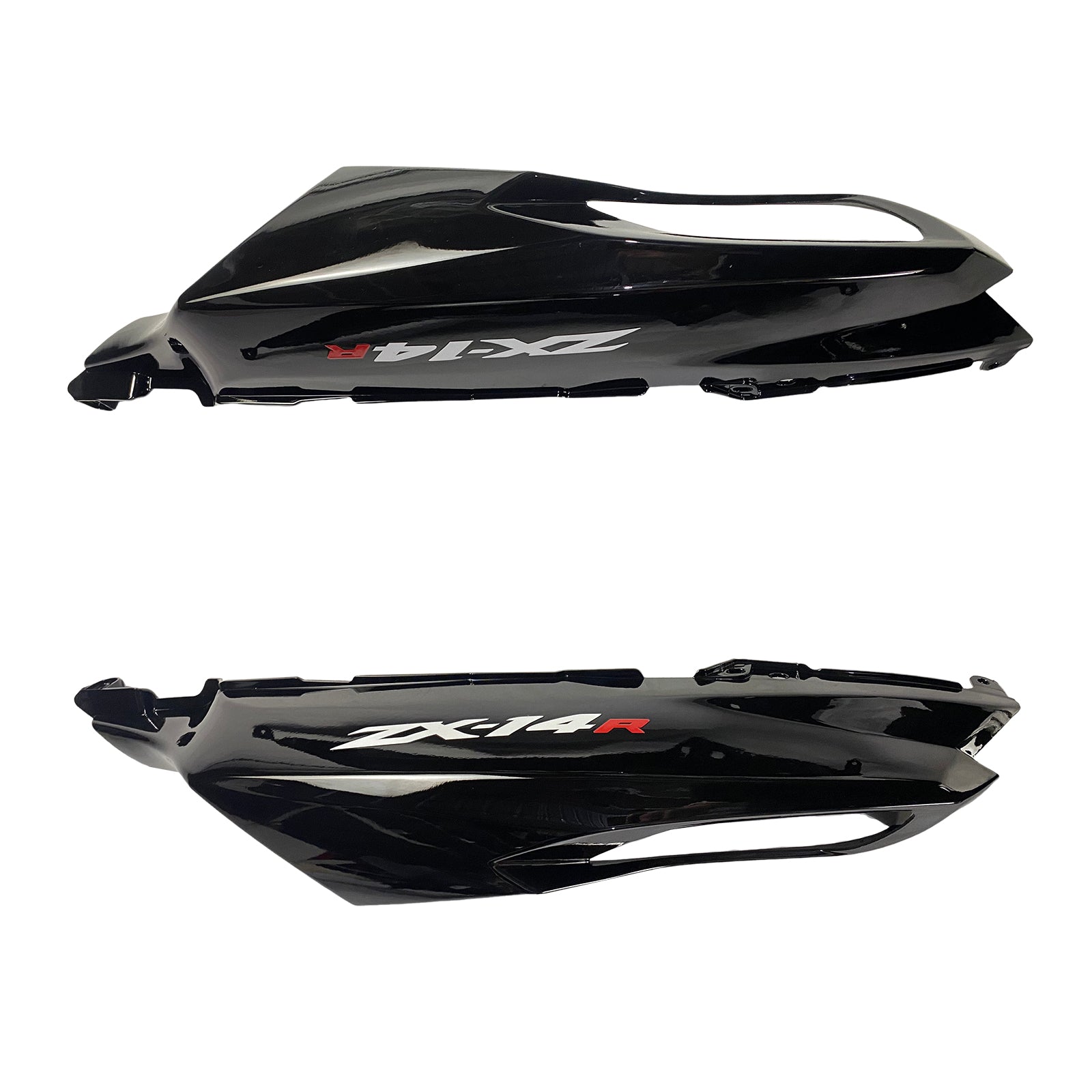 Amotopart 2006-2011 Kawasaki ZX14R Gloss Black Fairing Kit